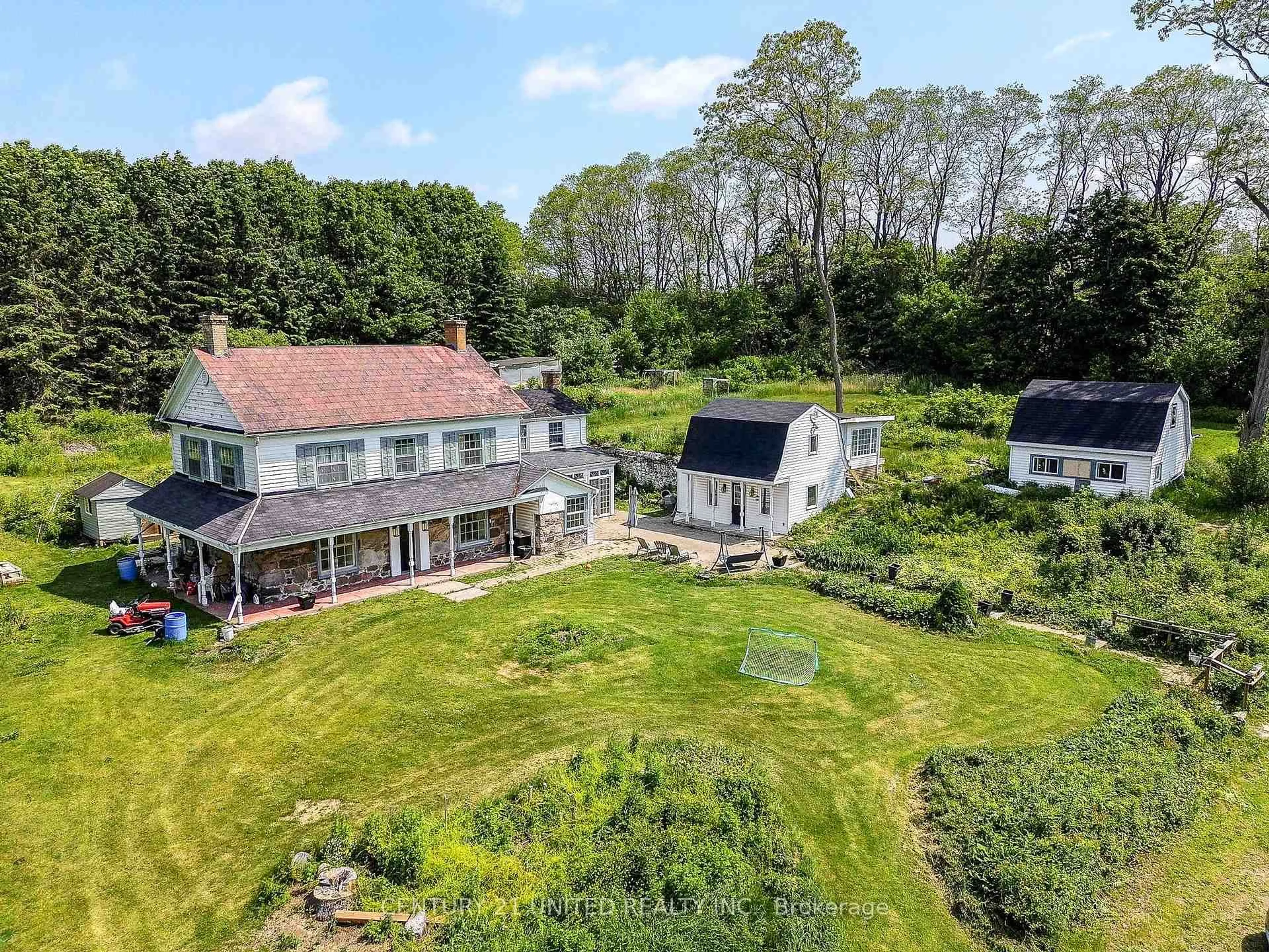 A pic from outside/outdoor area/front of a property/back of a property/a pic from drone, unknown for 9340 Danforth Rd, Cobourg Ontario K9A 4J8