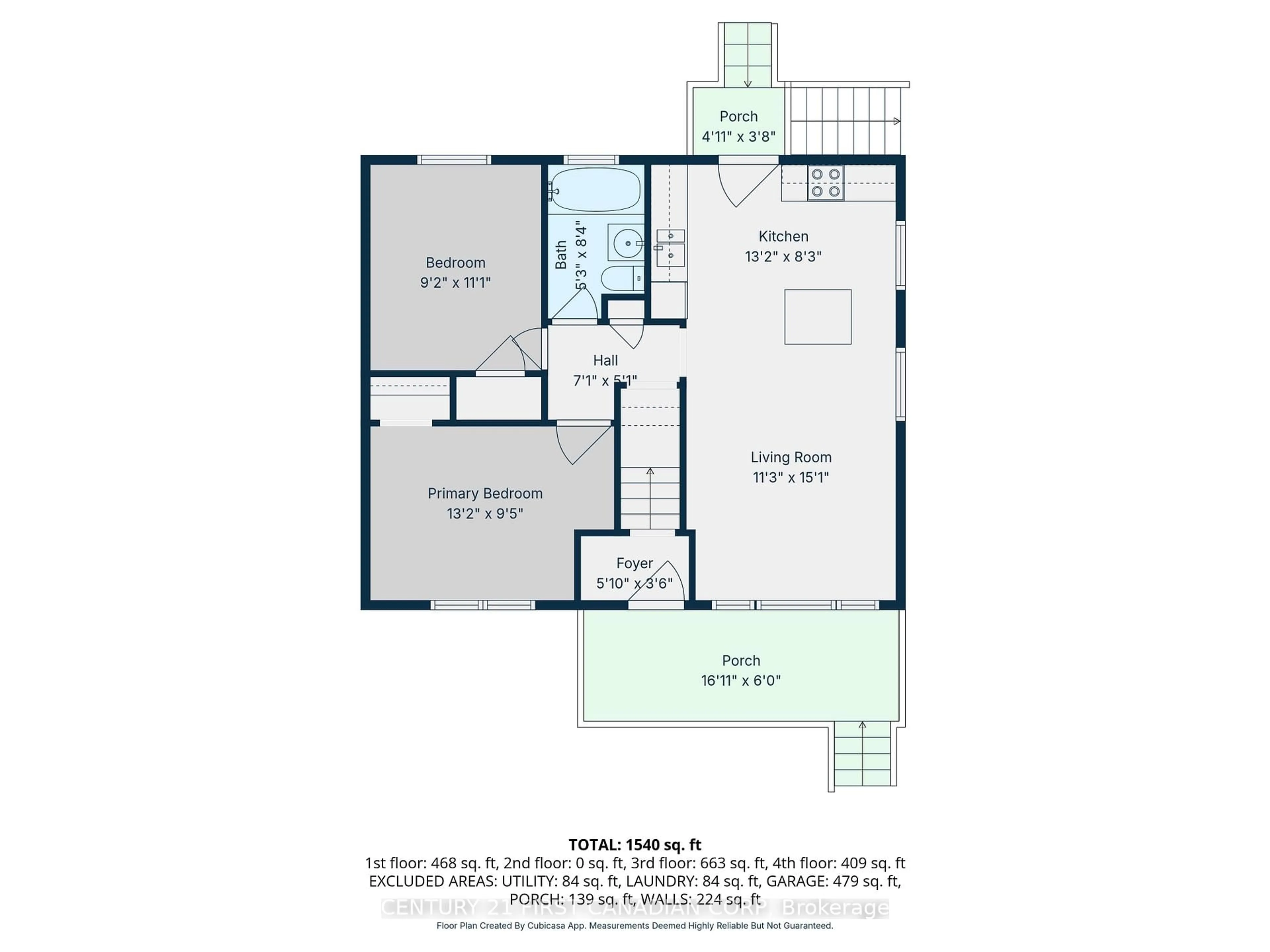 Floor plan for 321 Spruce St, London East Ontario N5W 4N2