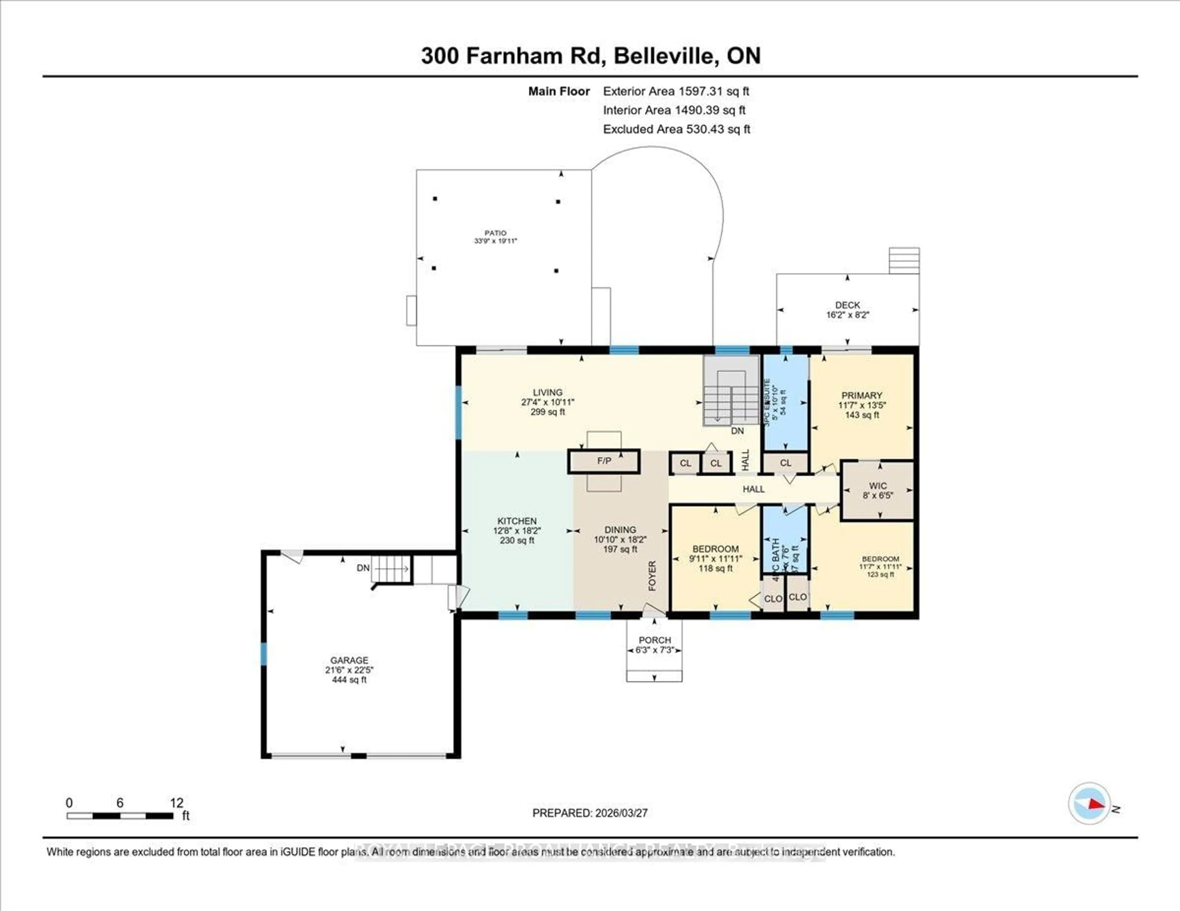Floor plan for 300 Farnham Rd, Belleville Ontario K8N 0P1