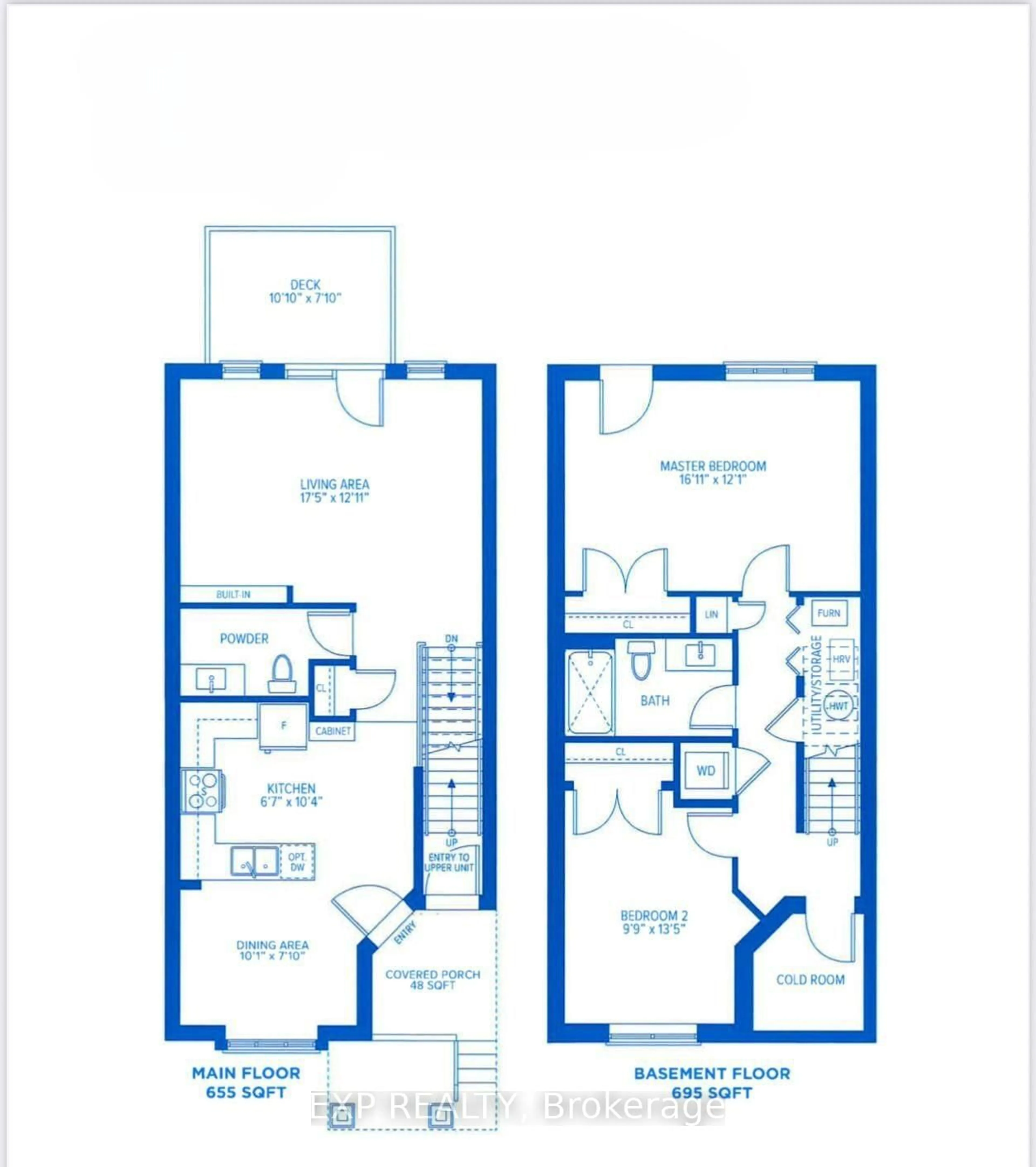 Floor plan for 85 MULLIN Dr #20B, Guelph Ontario N1E 0R4