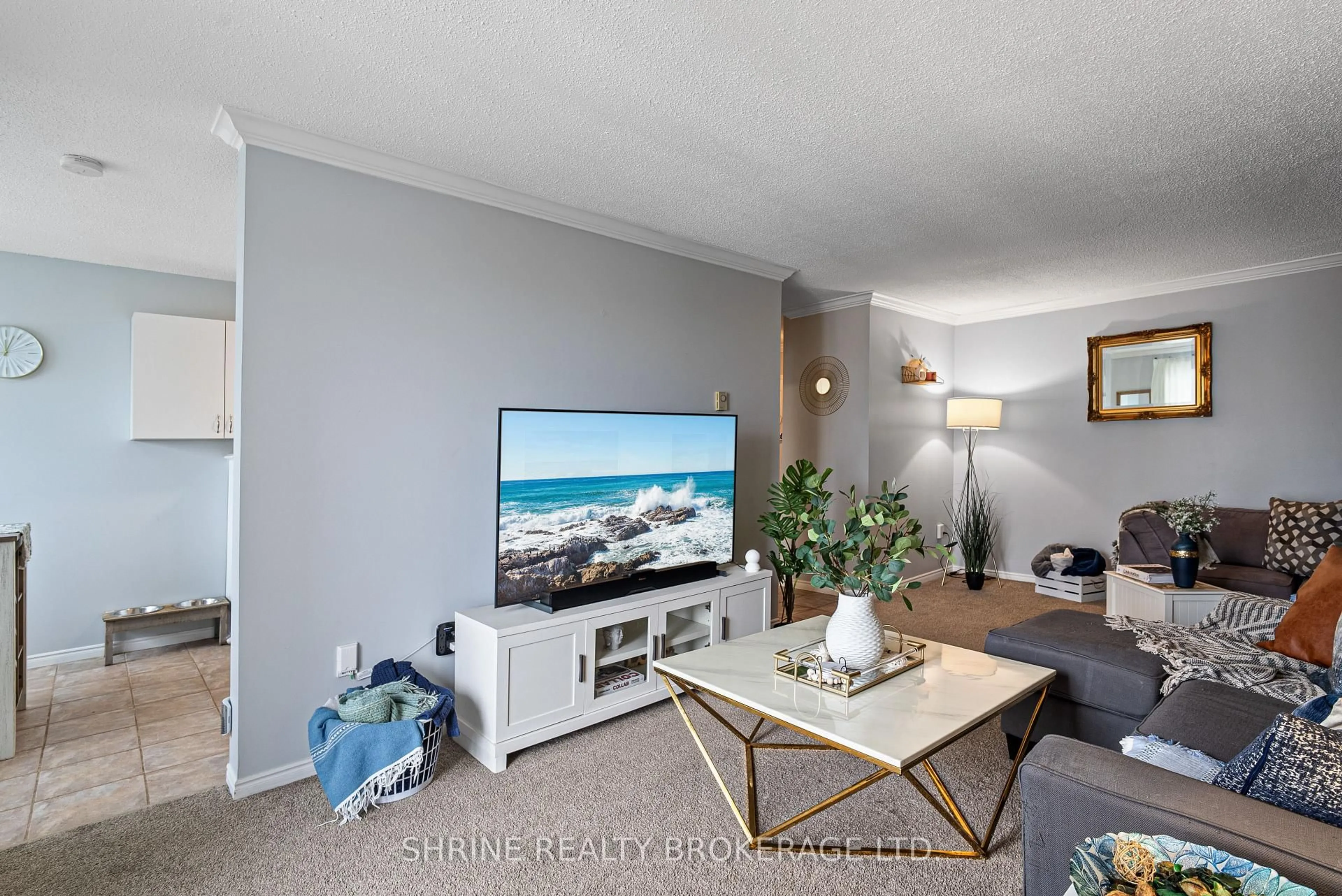 Living room with furniture, unknown for 95 Baseline Rd #1007, London South Ontario N6J 4X3