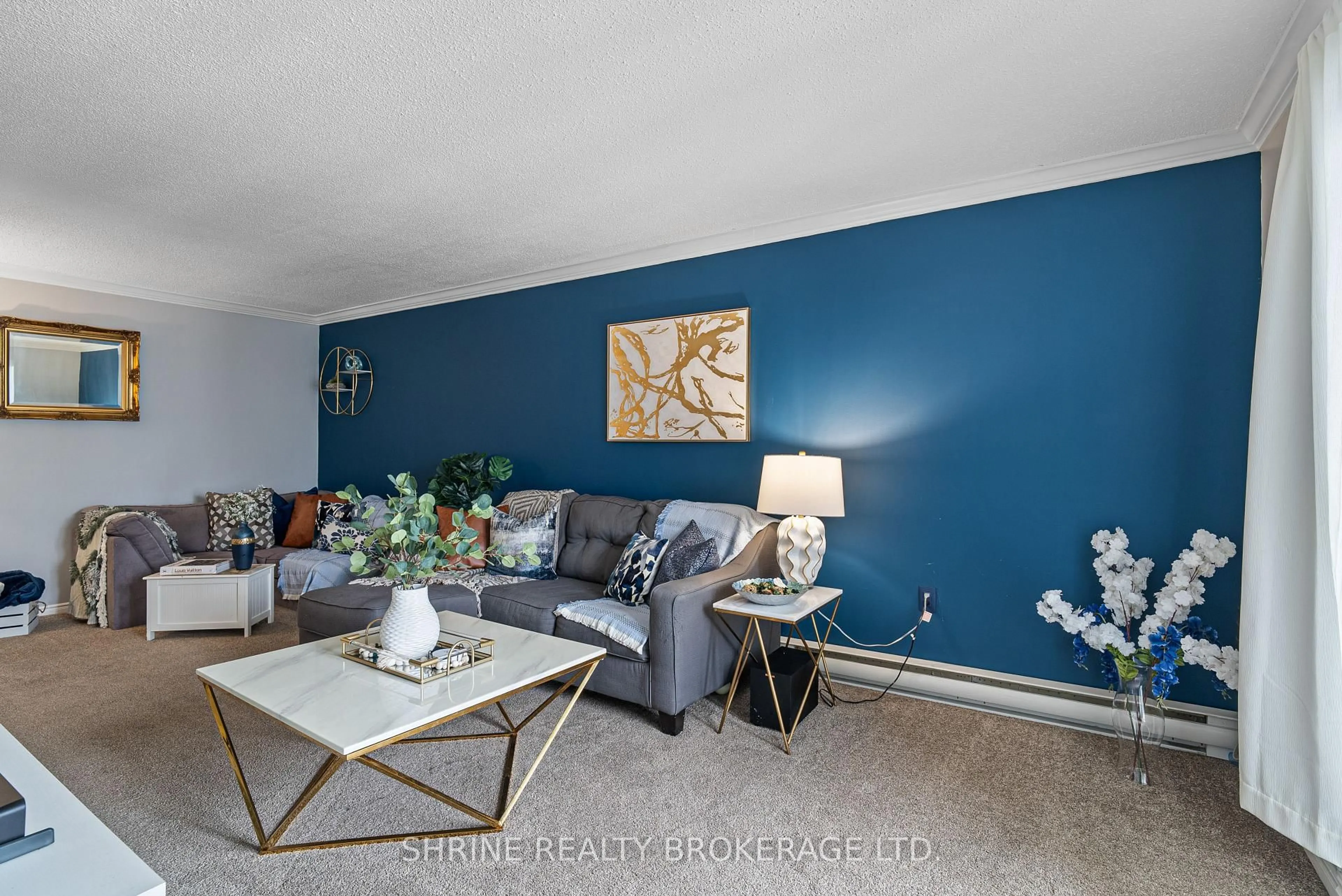 Living room with furniture, unknown for 95 Baseline Rd #1007, London South Ontario N6J 4X3