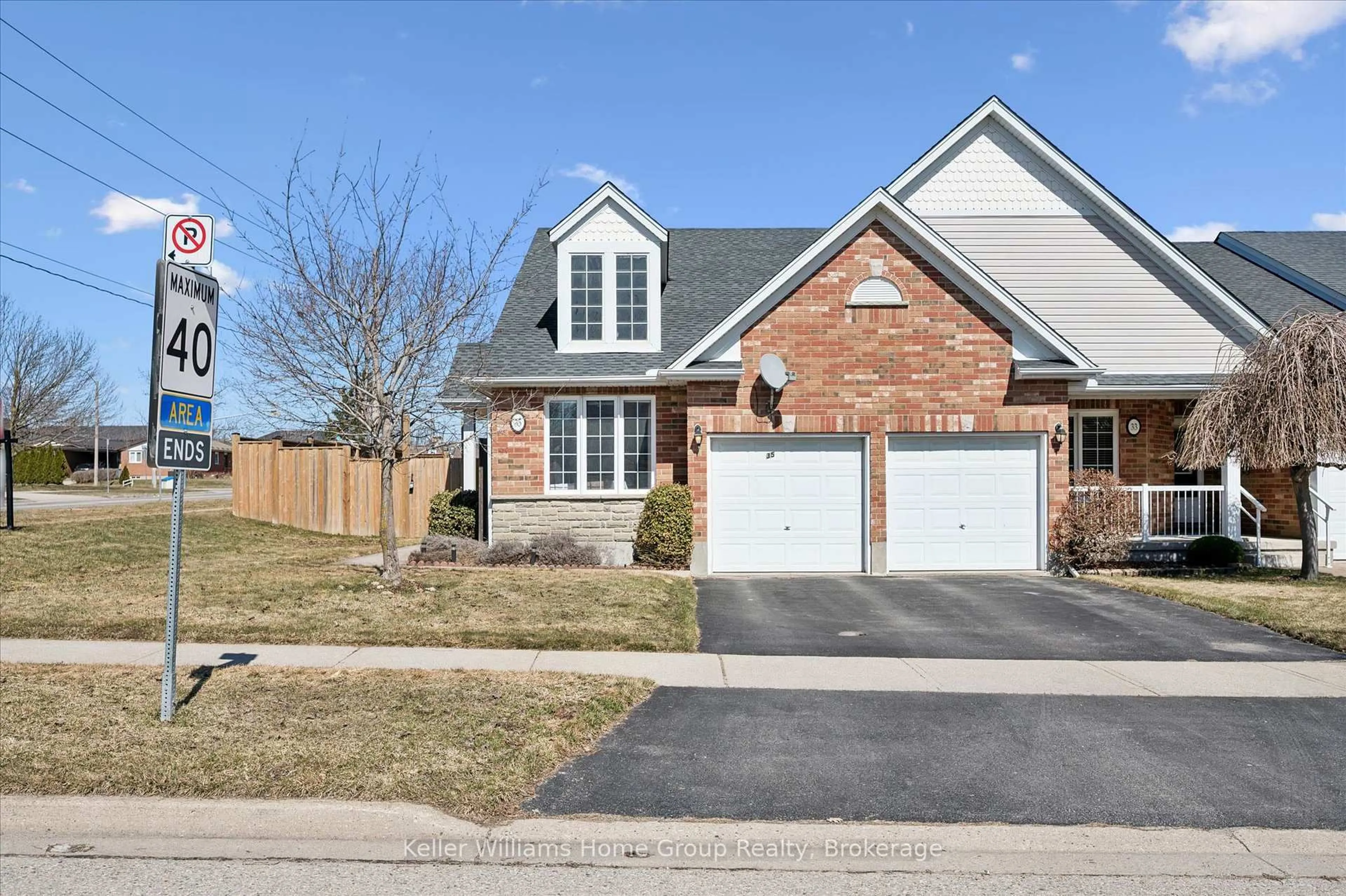 Home with brick exterior material, street for 35 Thornton St, Guelph Ontario N1E 7B1