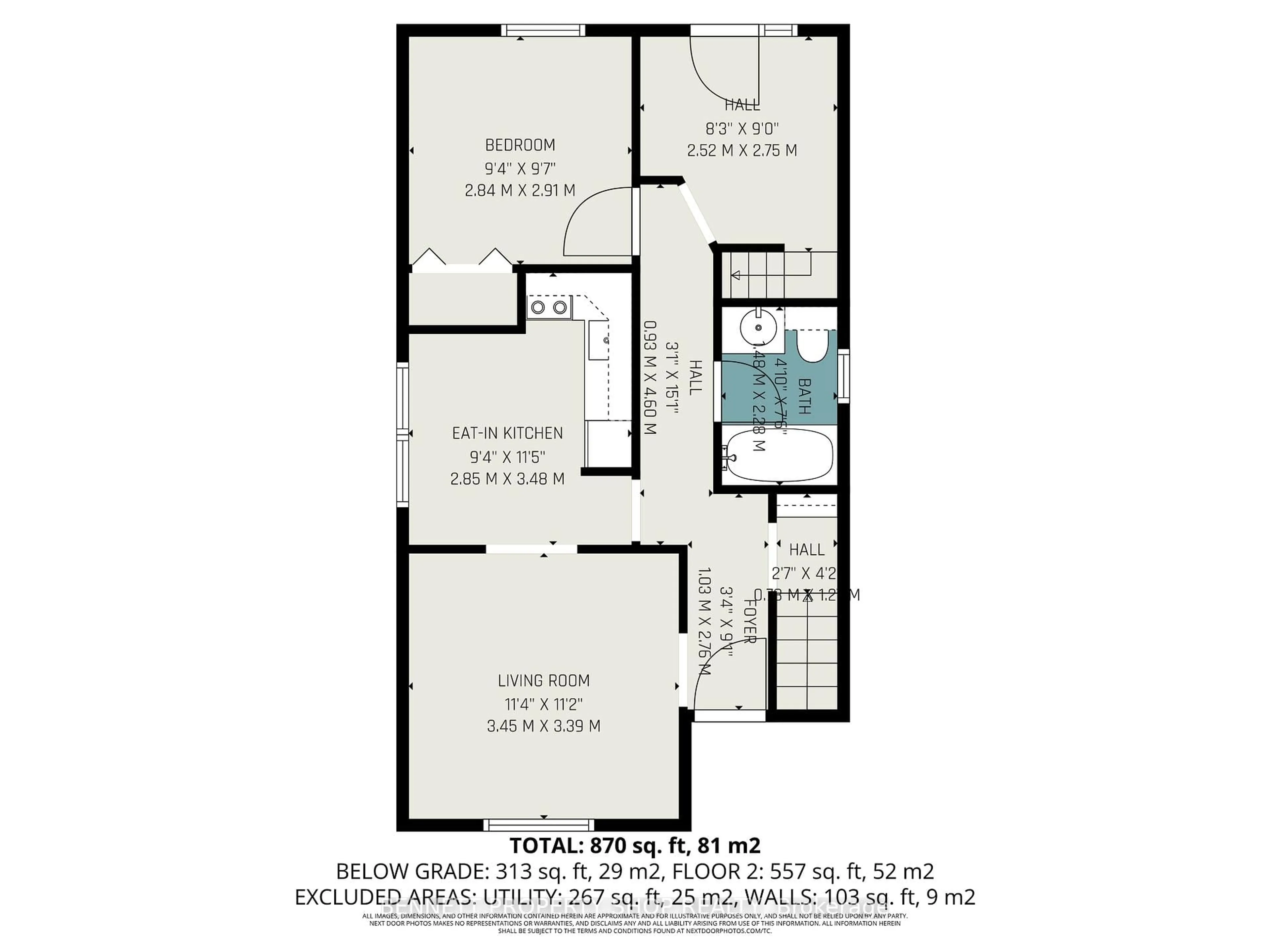 Floor plan for 51 Smirle Ave, Ottawa Ontario K1Y 0S2