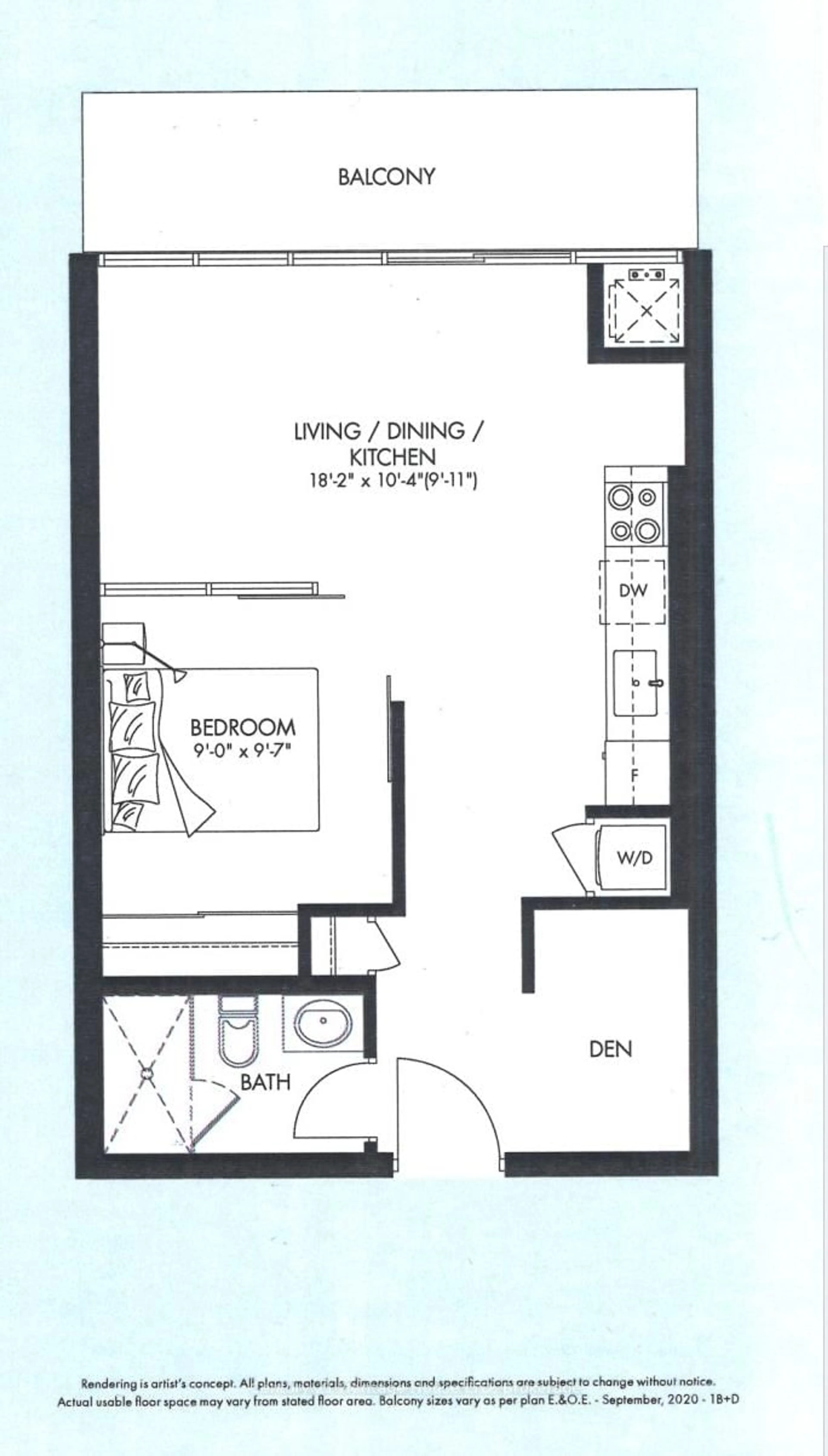 Floor plan for 350 Prince Charles Dr #228, Welland Ontario L2T 3C1