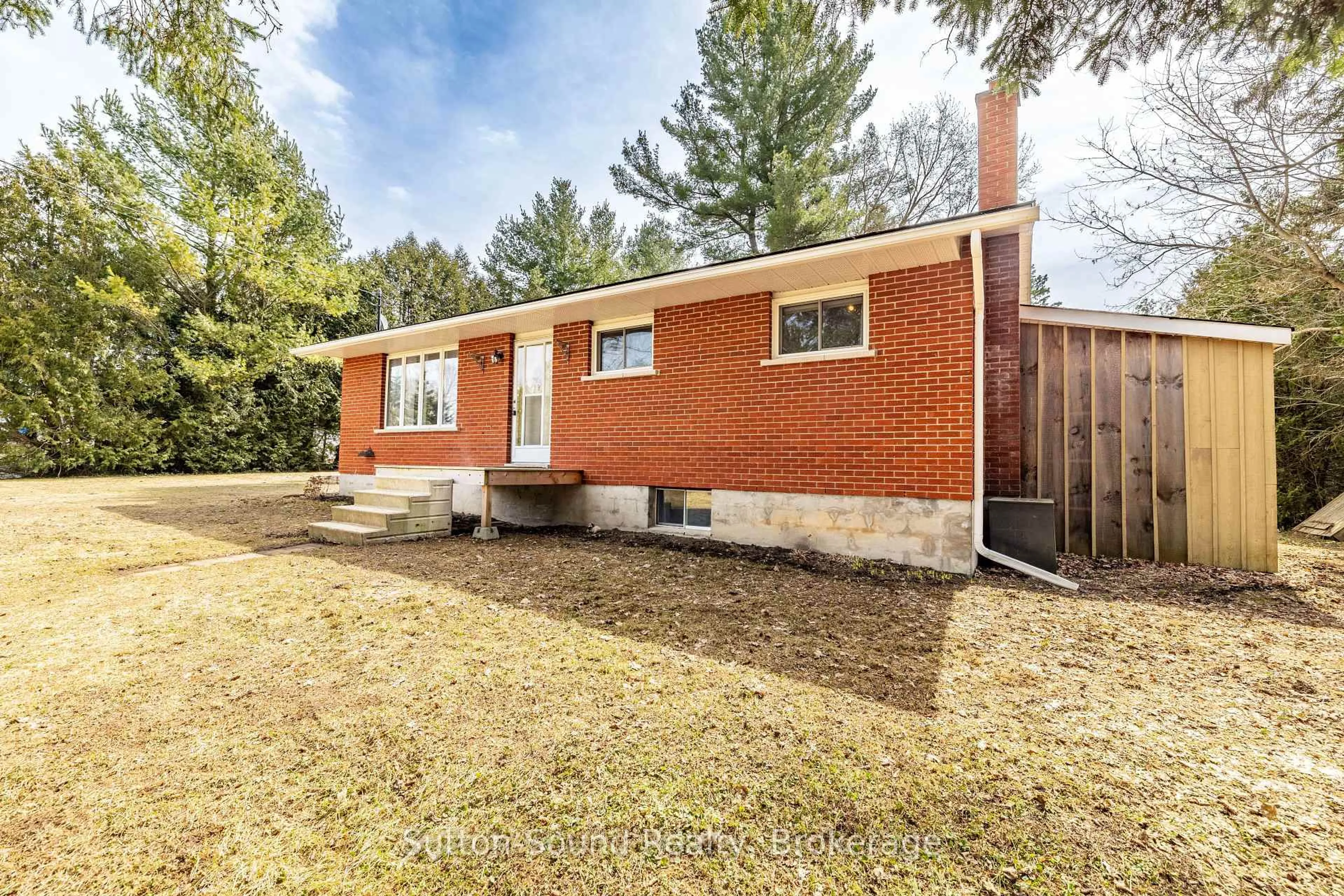 Home with brick exterior material, street for 102710 Grey Road 18, Georgian Bluffs Ontario N4K 5N6