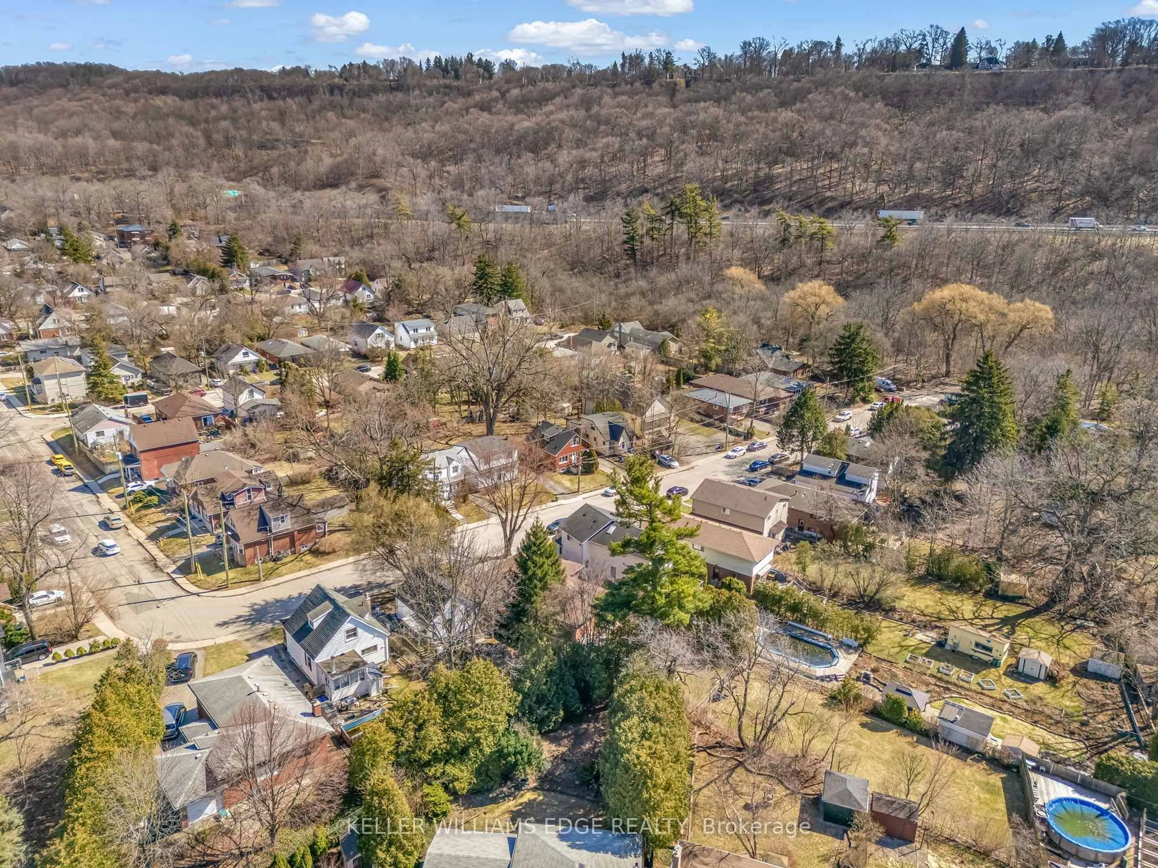 A pic from outside/outdoor area/front of a property/back of a property/a pic from drone, unknown for 23 Clifford St, Hamilton Ontario L8S 2Z7