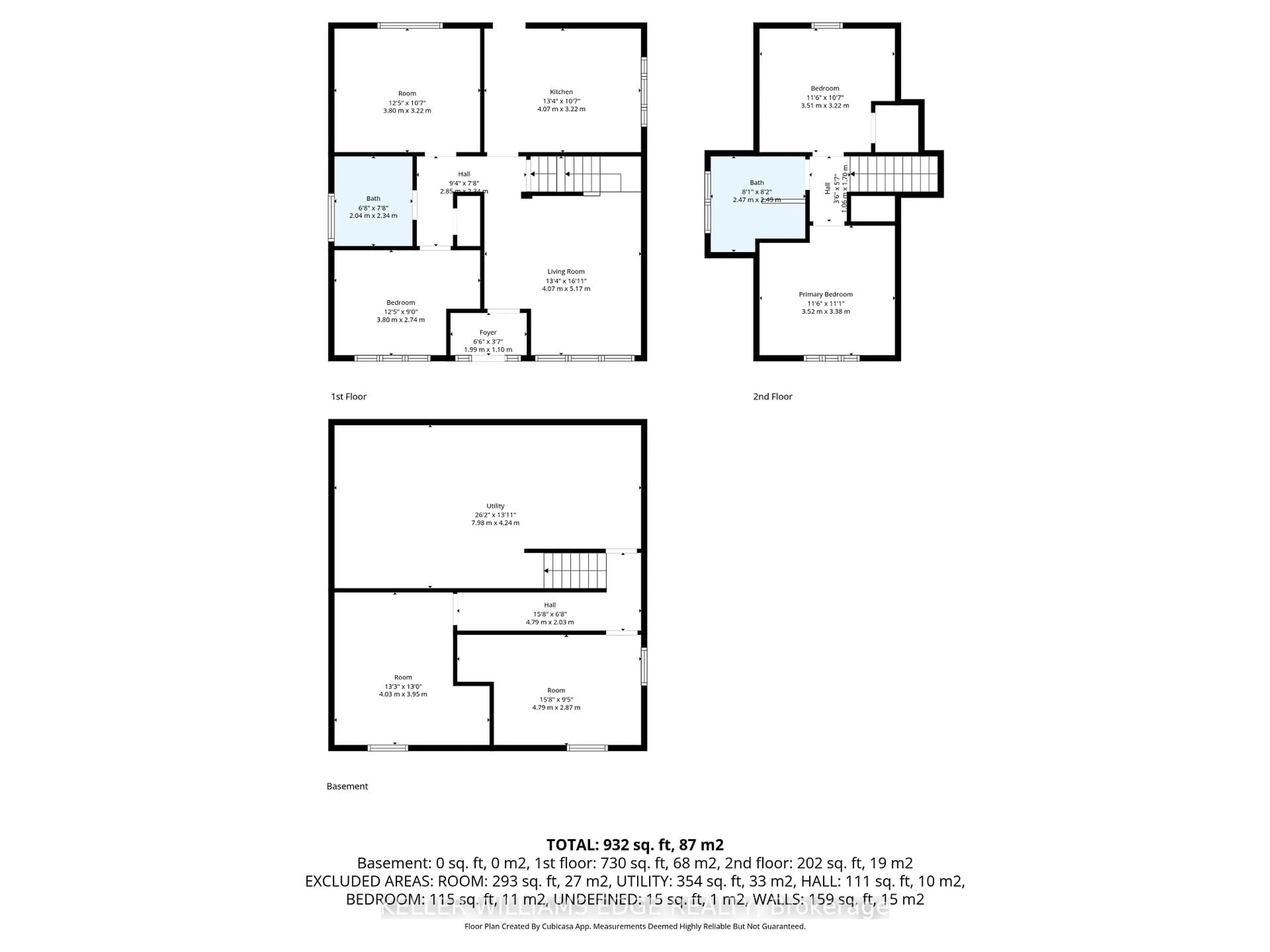 Floor plan for 23 Clifford St, Hamilton Ontario L8S 2Z7