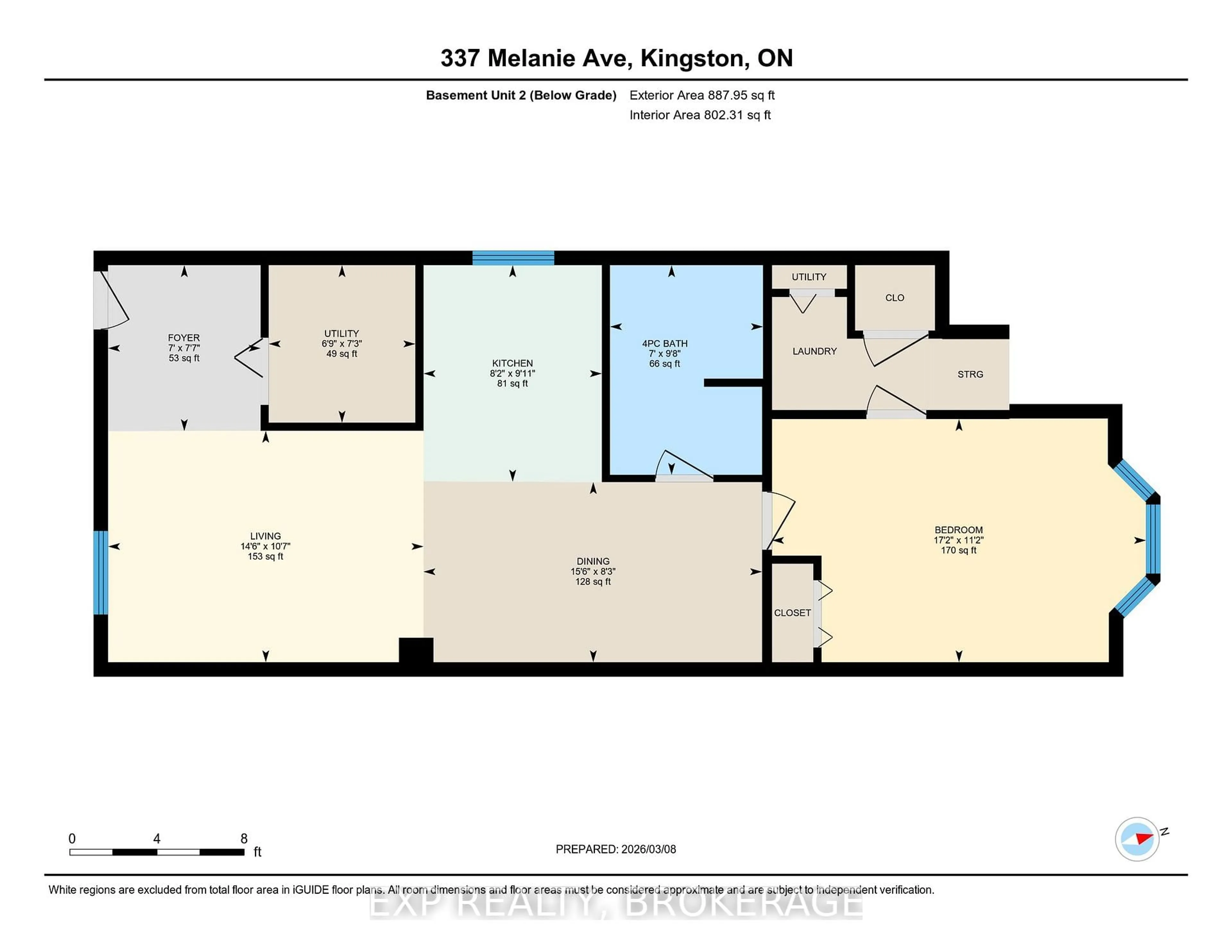 Floor plan for 337 MELANIE Ave, Kingston Ontario K7M 8B4