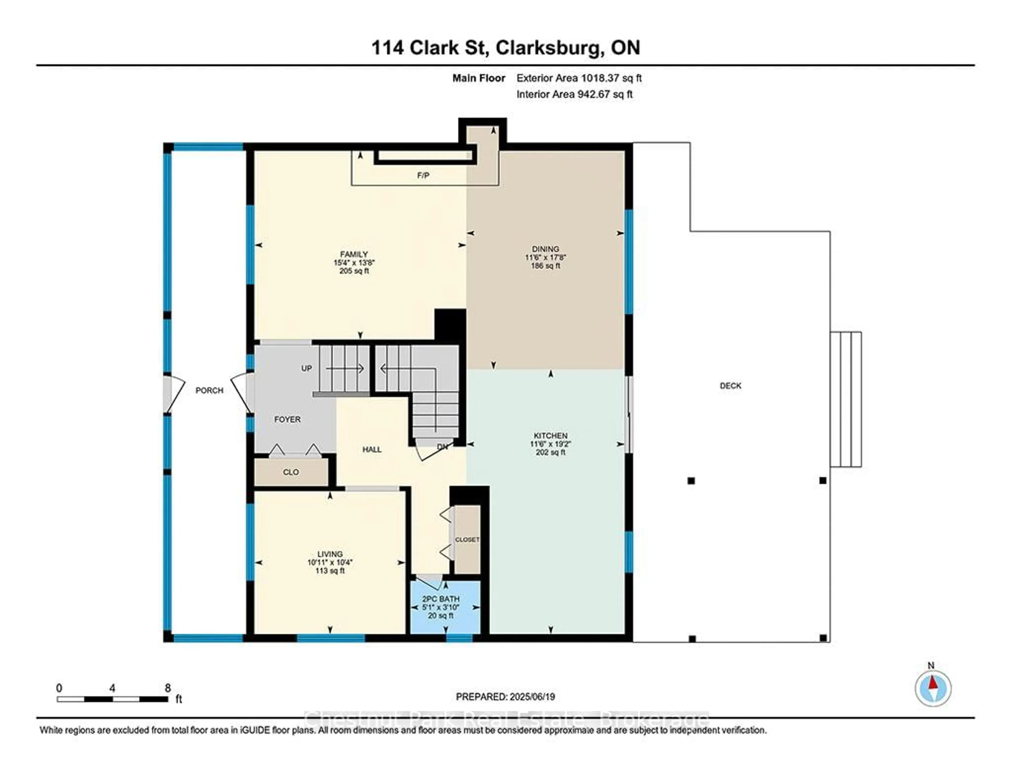 Floor plan for 114 Clark St, Blue Mountains Ontario N0H 1J0