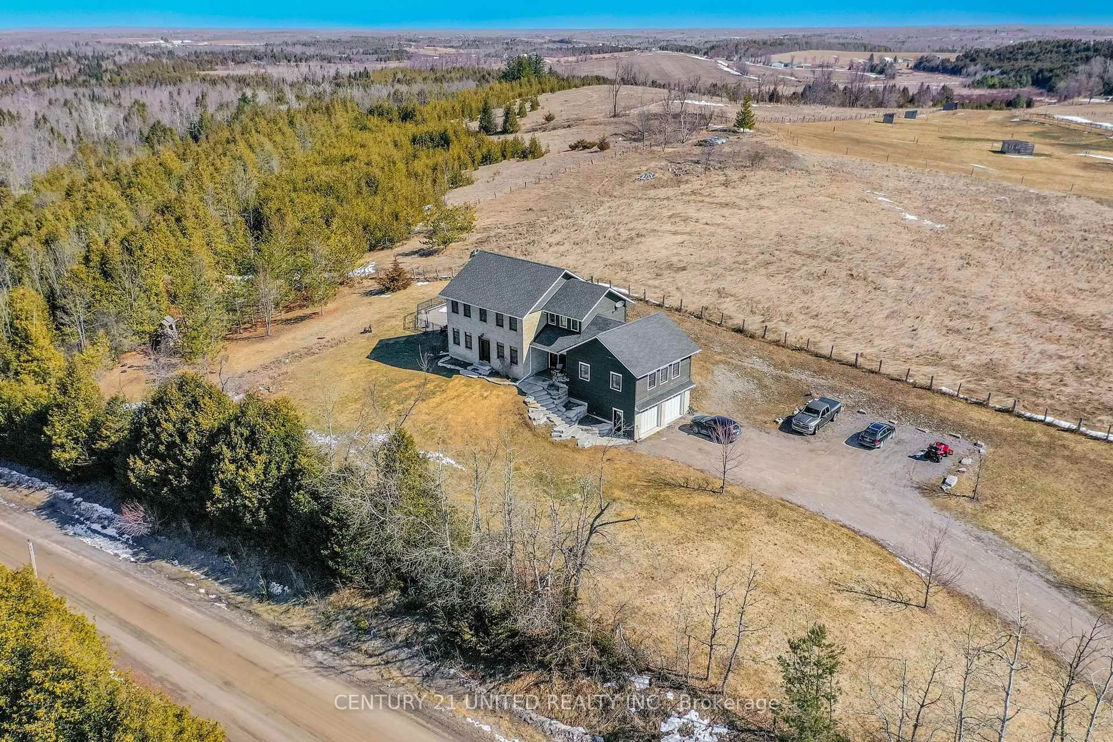 A pic from outside/outdoor area/front of a property/back of a property/a pic from drone, unknown for 2223 Cameron Line, Asphodel-Norwood Ontario K0L 2B0