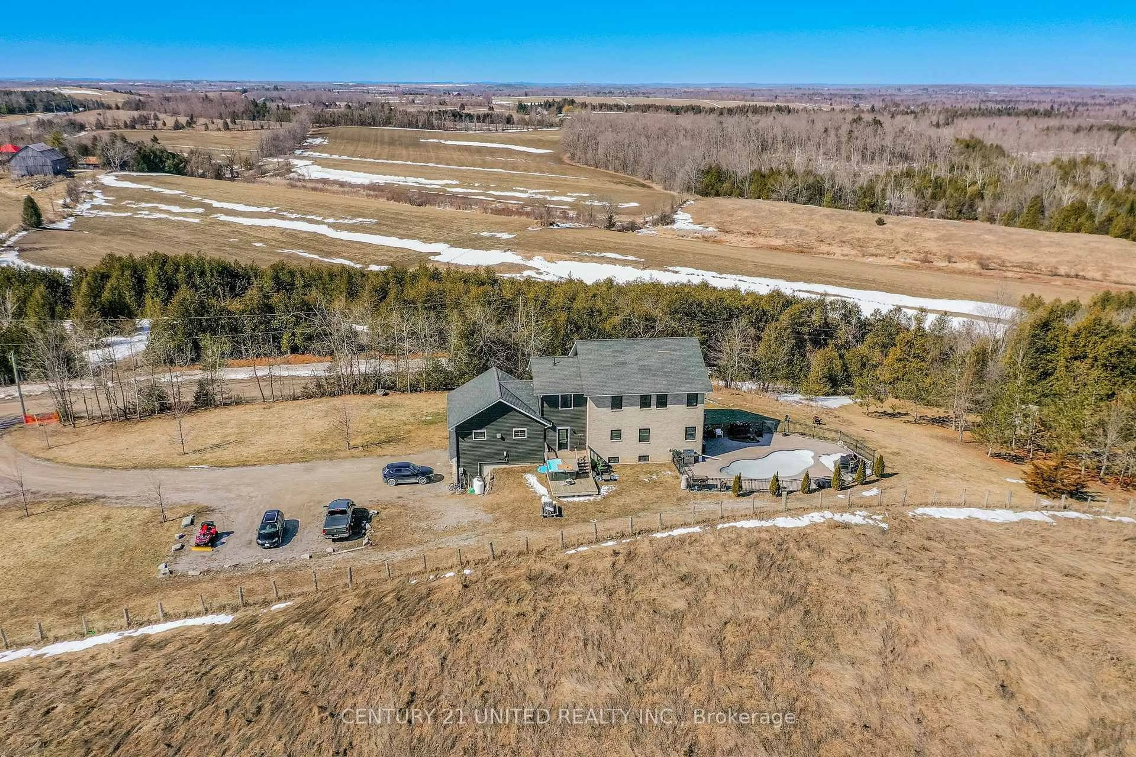 A pic from outside/outdoor area/front of a property/back of a property/a pic from drone, unknown for 2223 Cameron Line, Asphodel-Norwood Ontario K0L 2B0