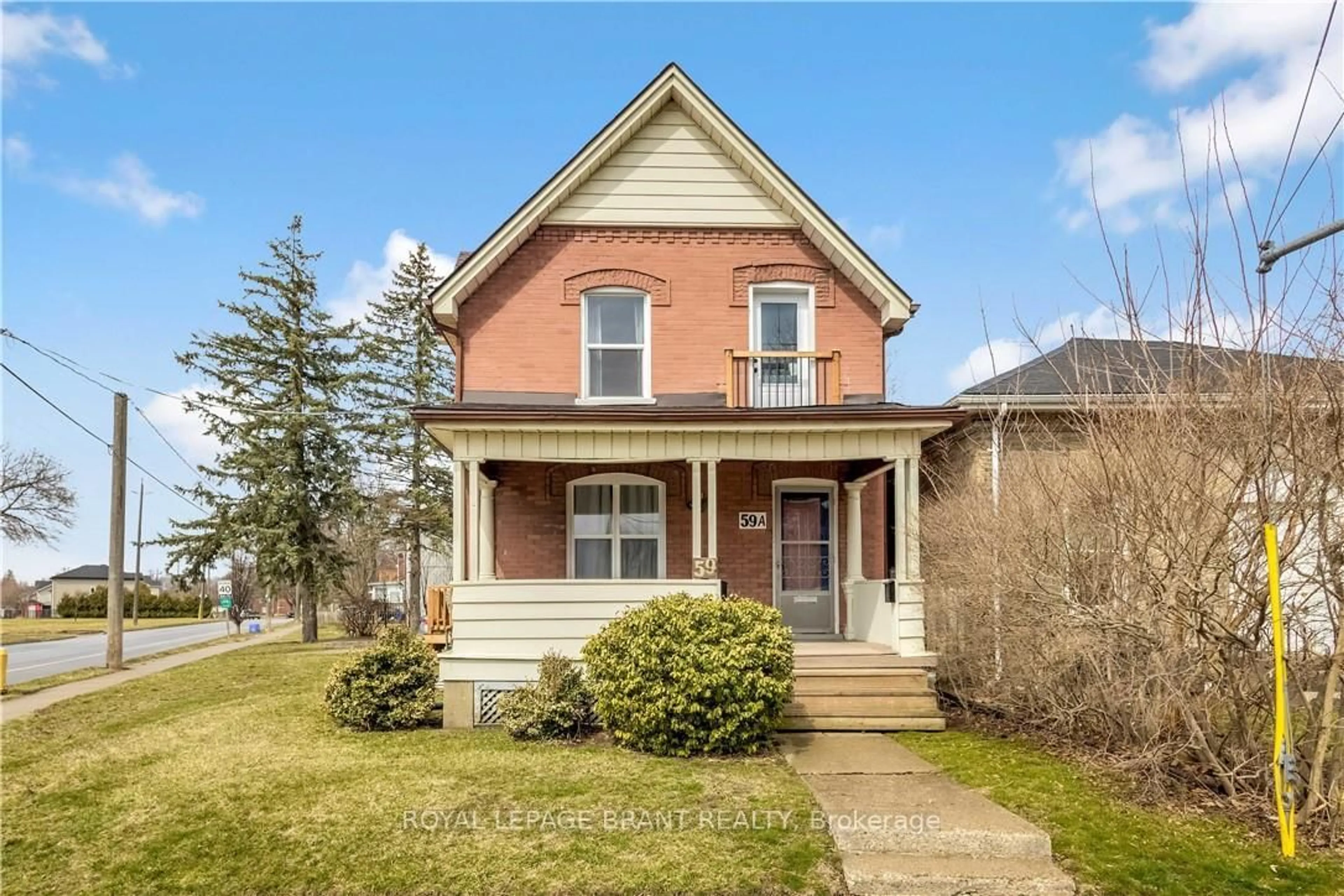 Home with brick exterior material, street for 59 Church St, Brantford Ontario N3T 3R2