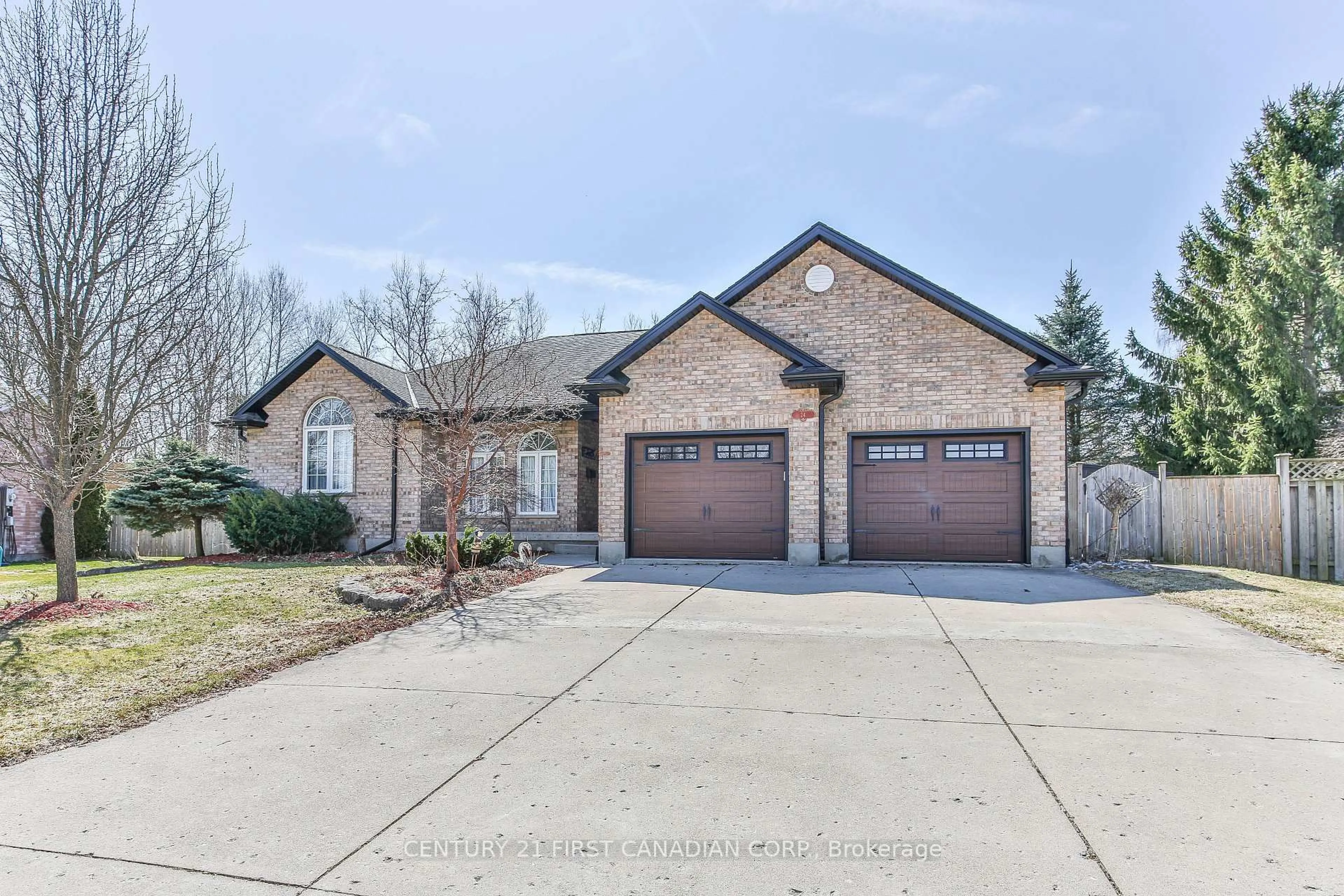 Home with brick exterior material, street for 24 Linwood Dr, Thames Centre Ontario N0L 1G1