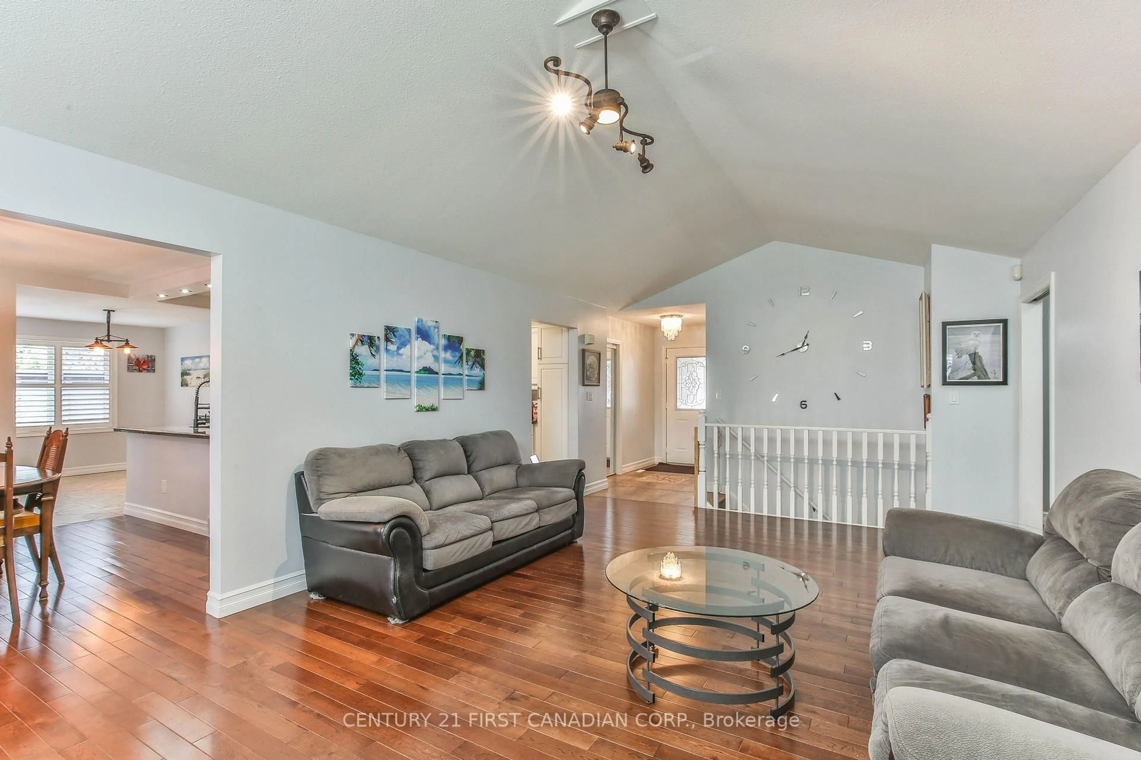 Living room with furniture, unknown for 24 Linwood Dr, Thames Centre Ontario N0L 1G1