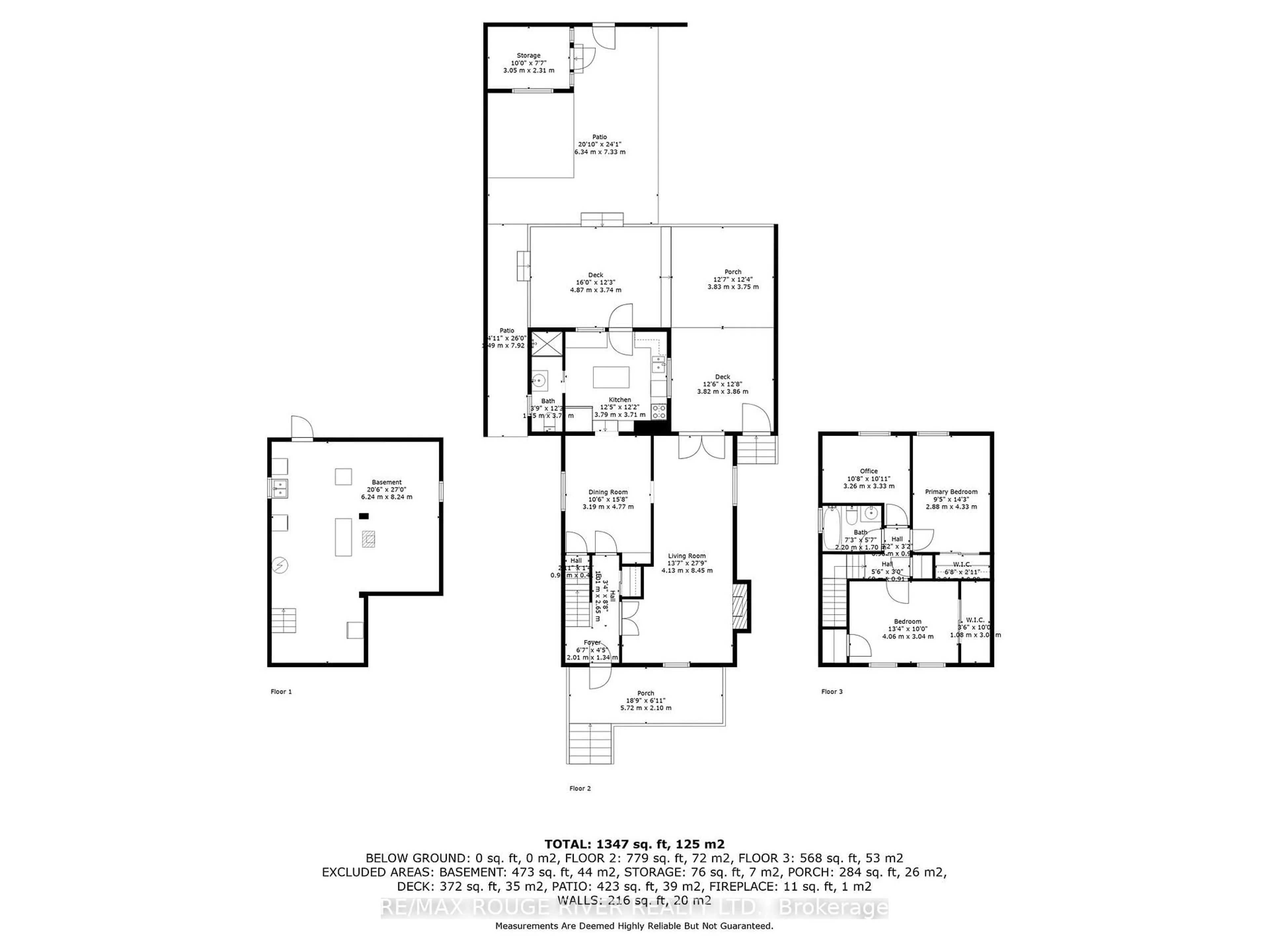 Floor plan for 185 Chapel St, Cobourg Ontario K9A 1J6