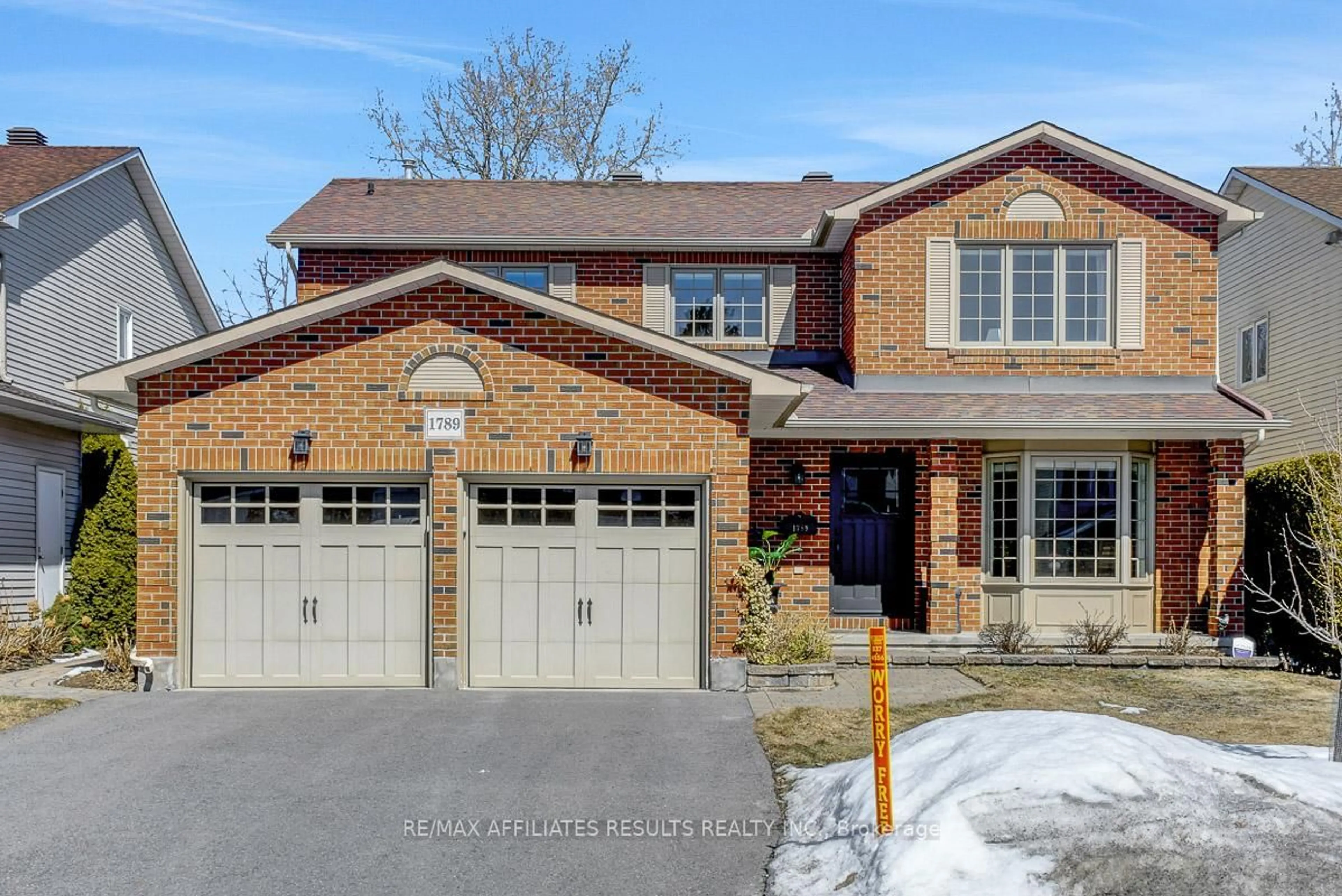 Home with brick exterior material, street for 1789 Turnberry Rd, Orleans Ontario K1E 3V1