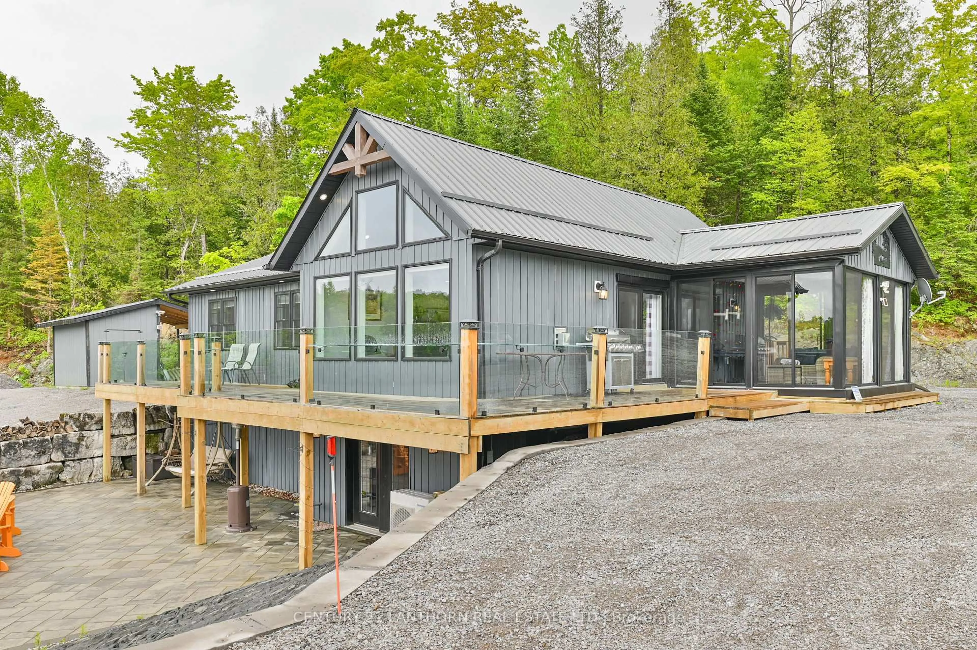 Home with vinyl exterior material, mountain view for 475 South Pine View Ridge Lane, Hastings Ontario K0L 1W0