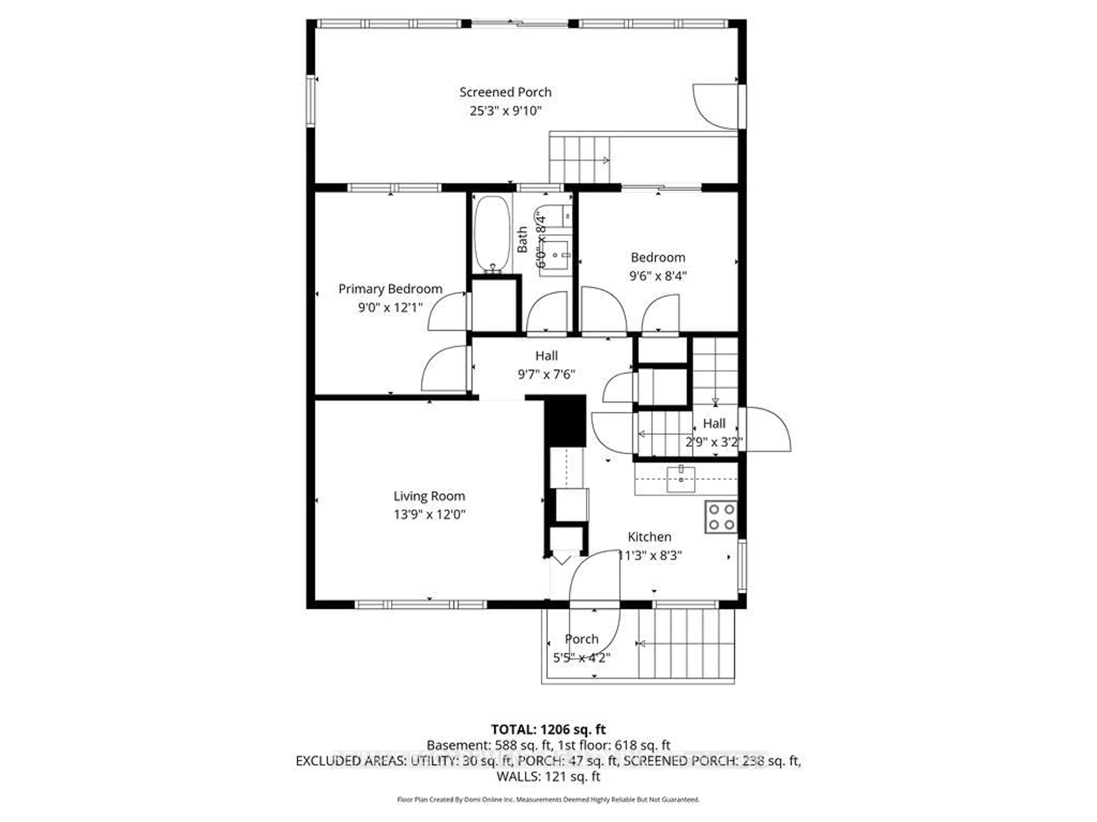 Floor plan for 22 David Ave, Hamilton Ontario L9A 3V1