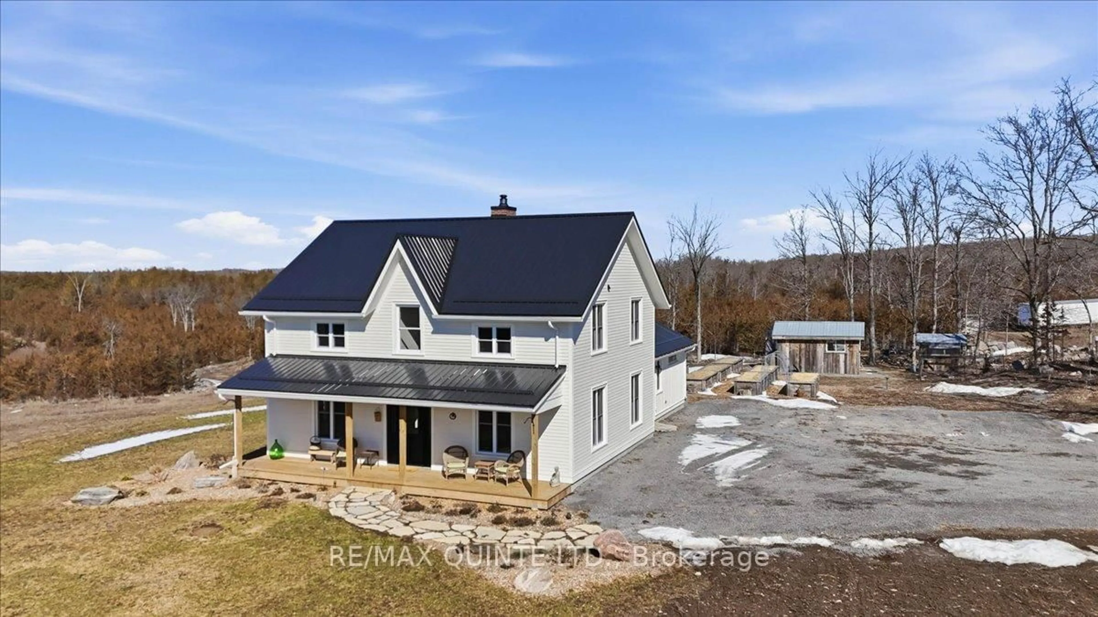 A pic from outside/outdoor area/front of a property/back of a property/a pic from drone, unknown for 267 Maple Sugar Rd, Shannonville Ontario K0K 3A0