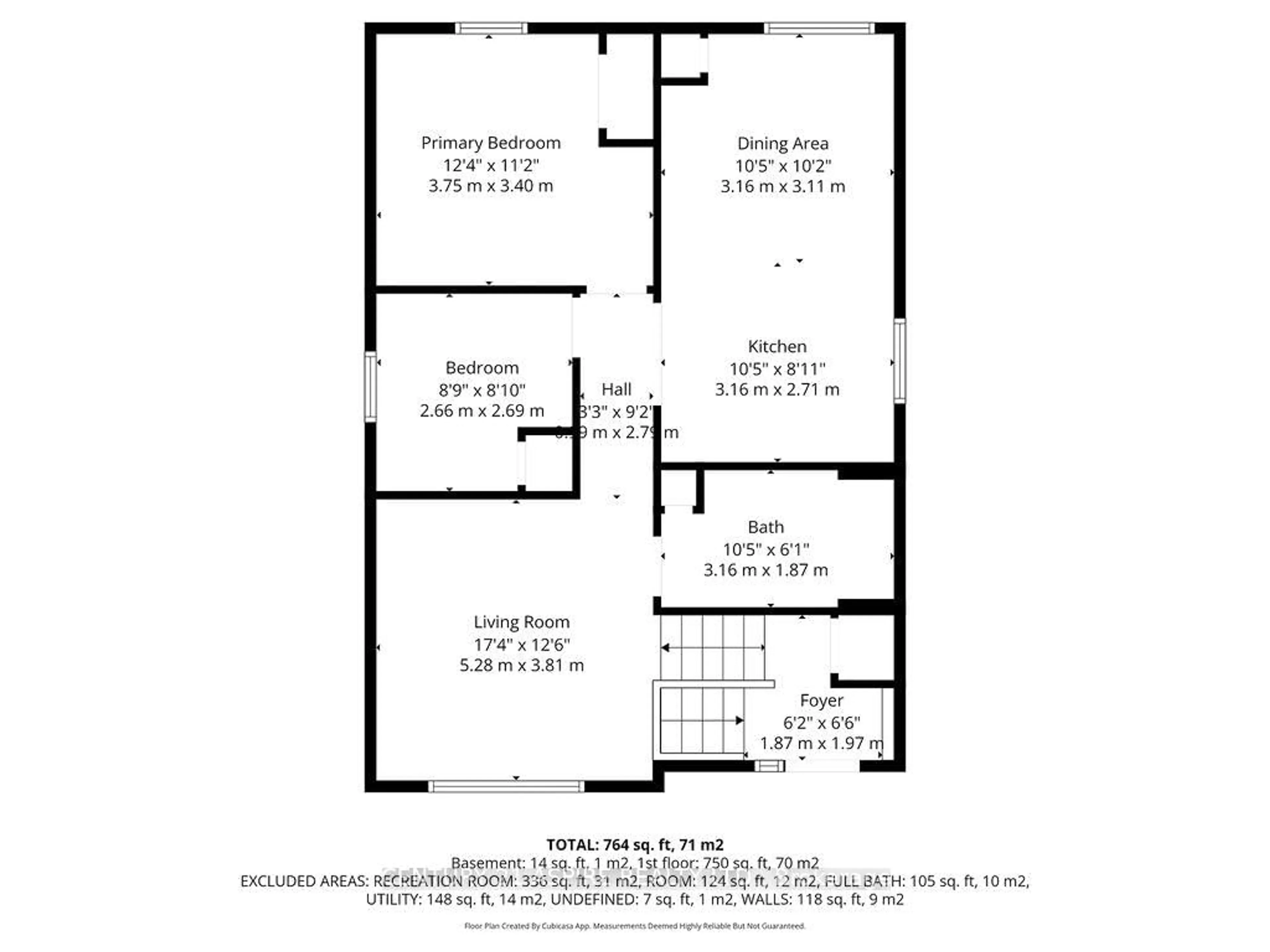 Floor plan for 45 Brumm Rd, Petawawa Ontario K8A 7G6