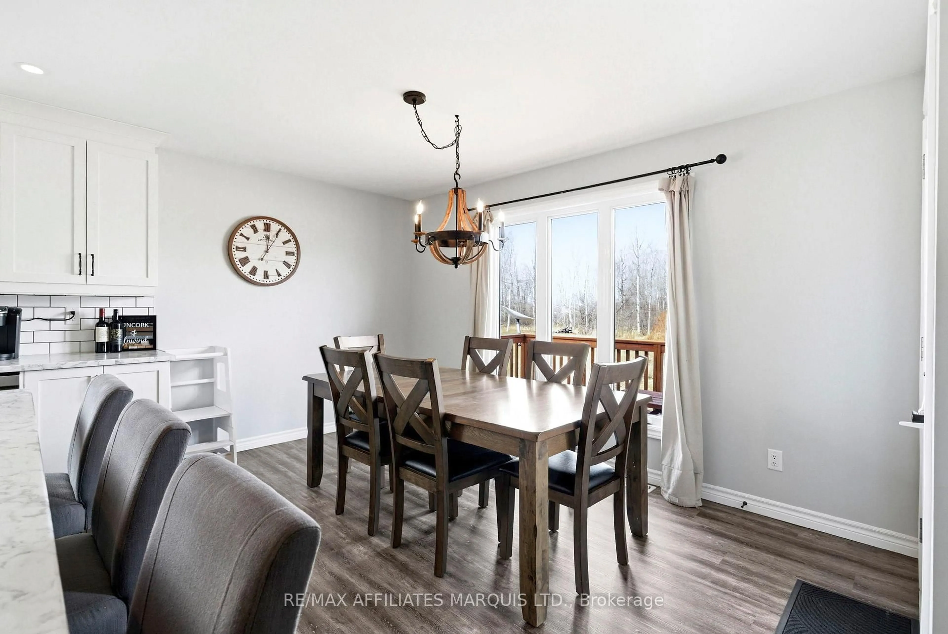 Dining room, wood/laminate floor for 15683 County Road 43 Rd, North Stormont Ontario K0C 1K0