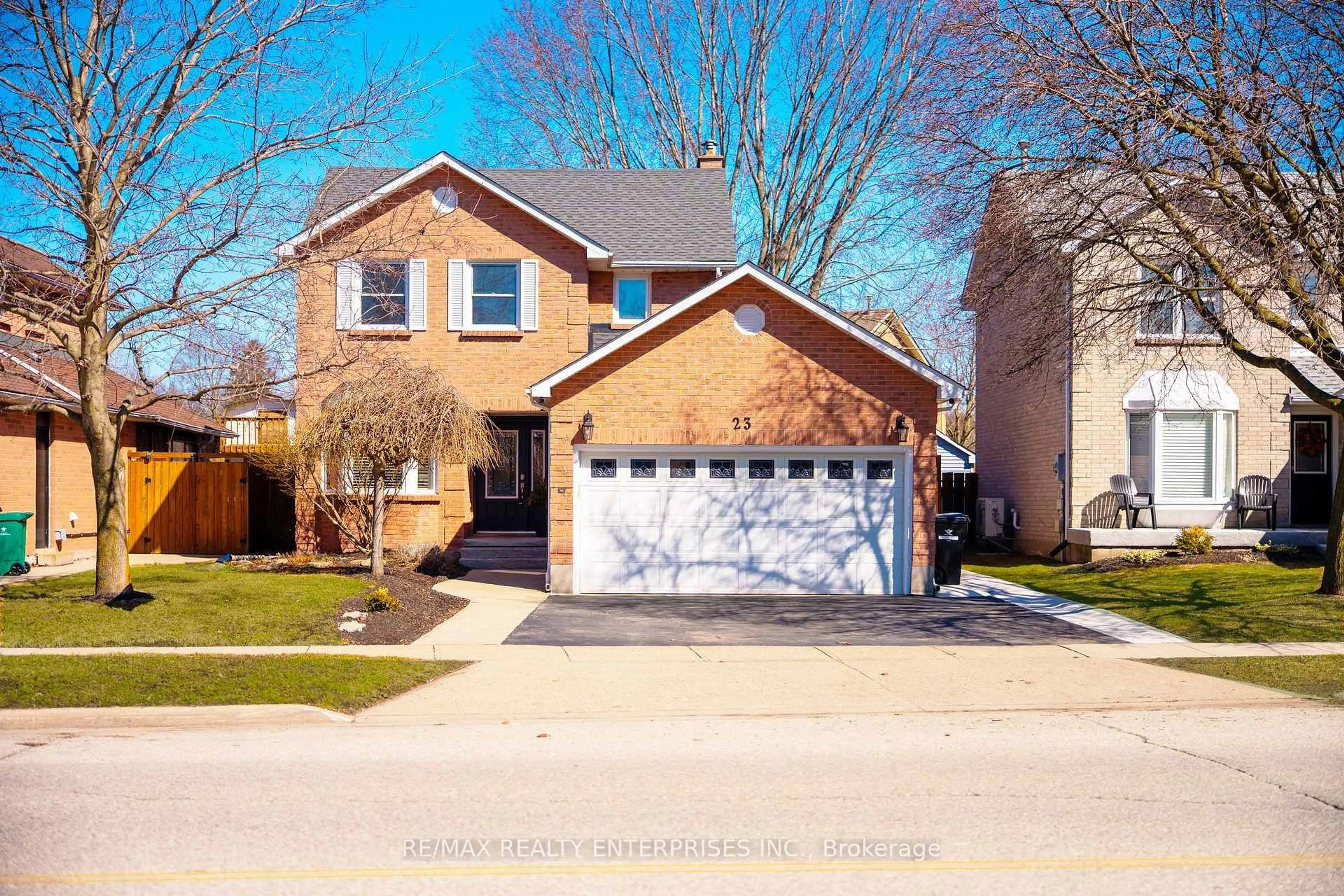 Home with brick exterior material, street for 23 Cowan Blvd, Cambridge Ontario N1T 1E5