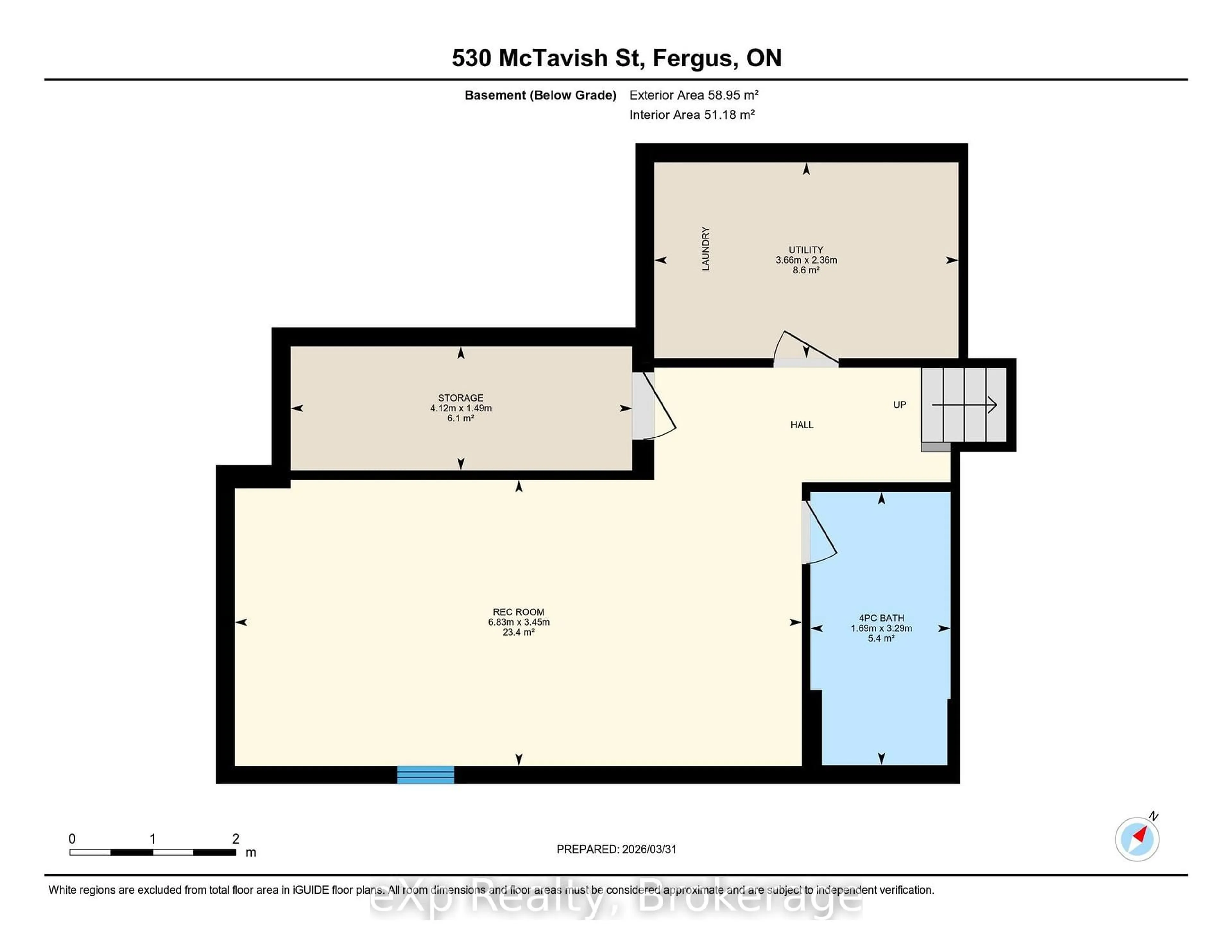 Floor plan for 530 Mctavish St, Centre Wellington Ontario N1M 3P9