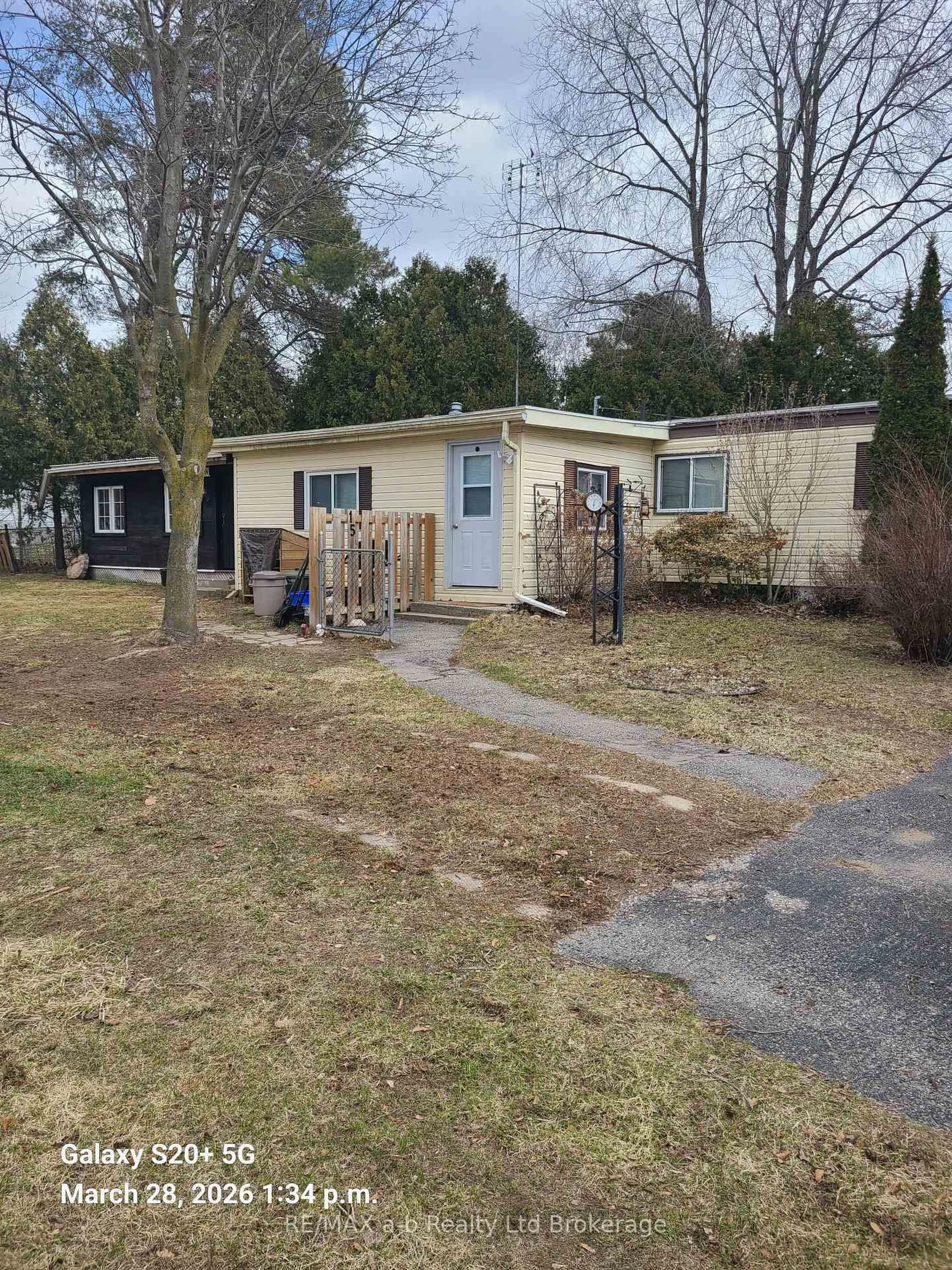 Home with vinyl exterior material, street for 746112 Township Road 4 Rd #15, Blandford-Blenheim Ontario N4S 7V9