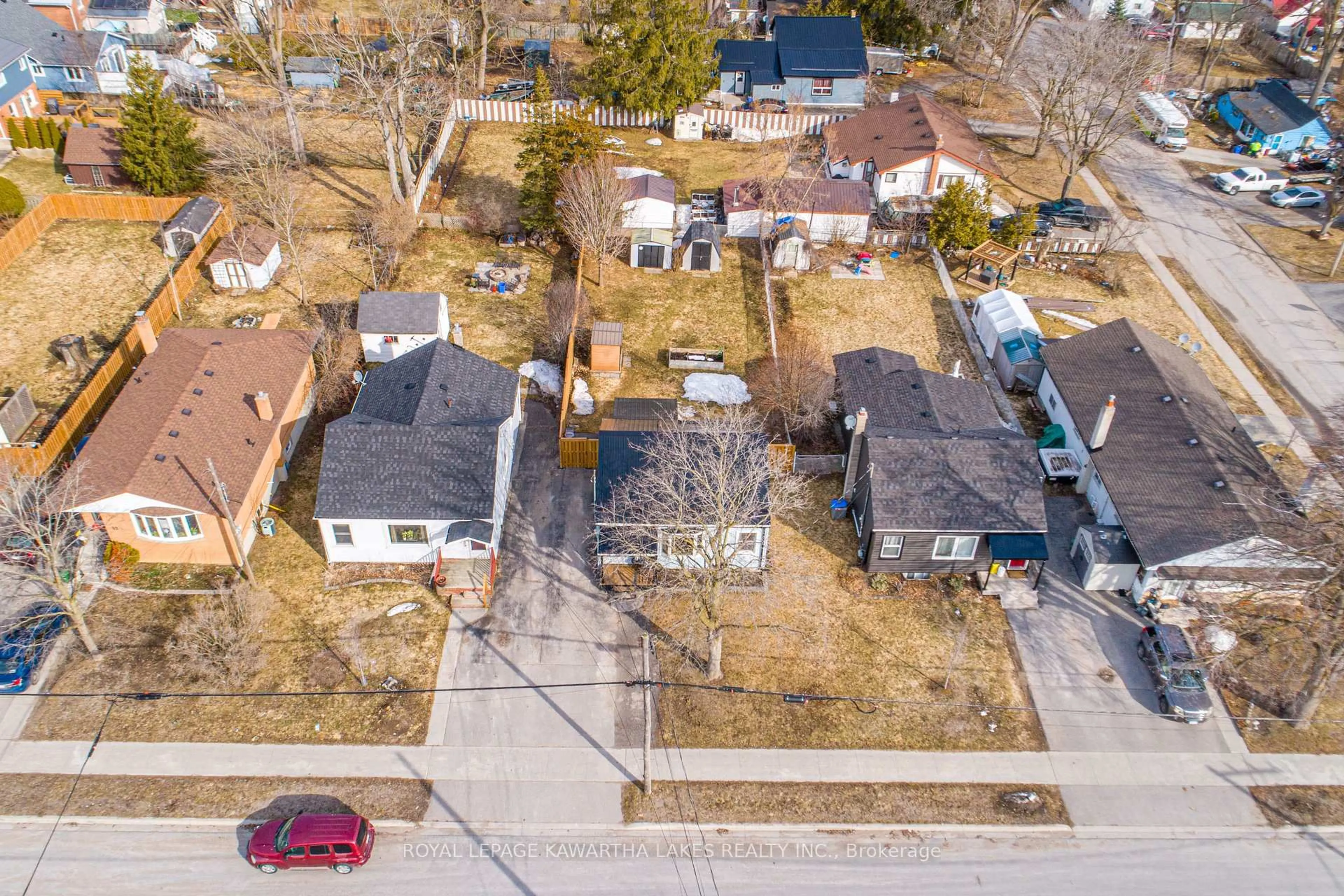 A pic from outside/outdoor area/front of a property/back of a property/a pic from drone, street for 56 Glenelg St, Kawartha Lakes Ontario K9V 1Z3