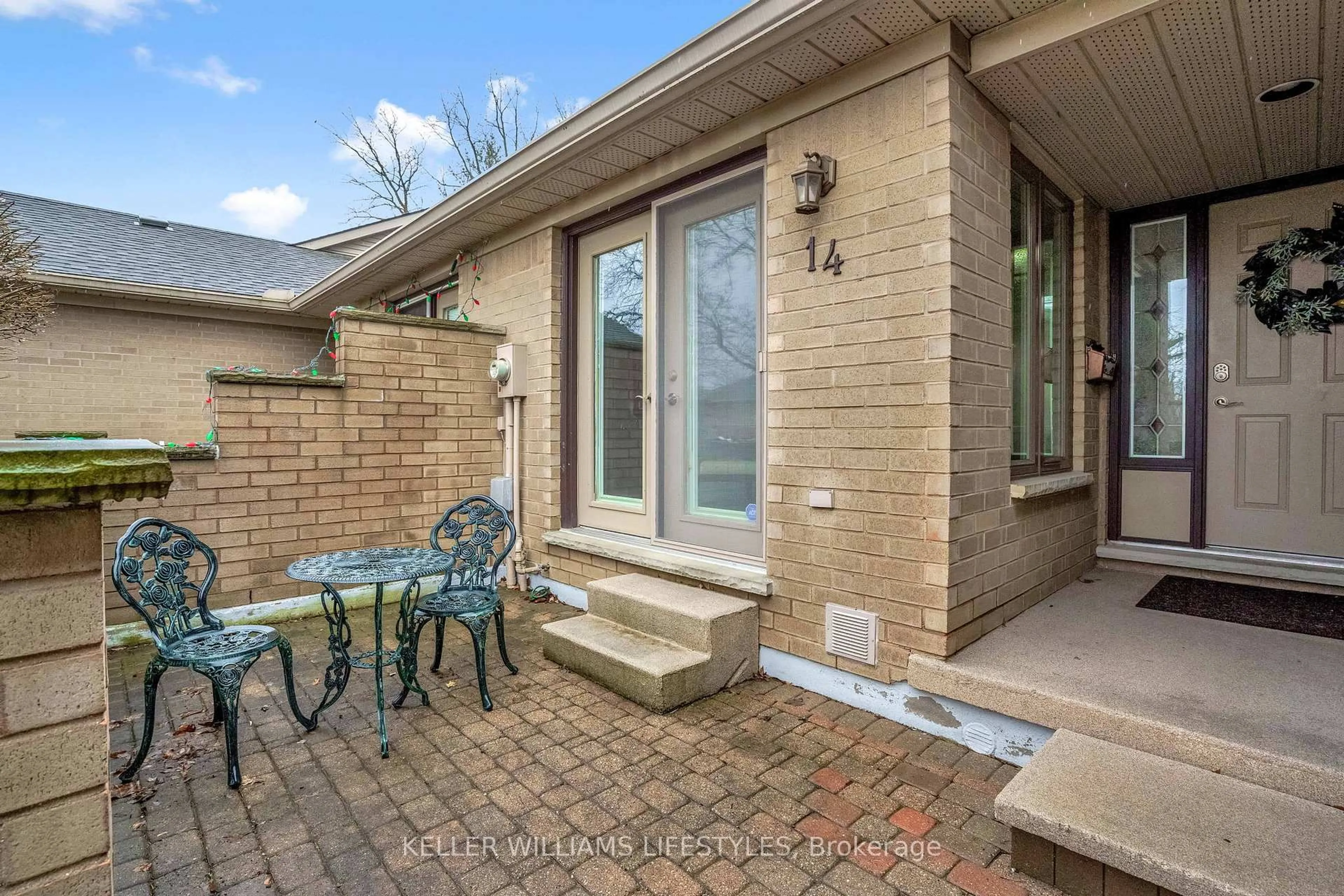Patio, street for 617 Wharncliffe Rd #14, London South Ontario N6J 2N7