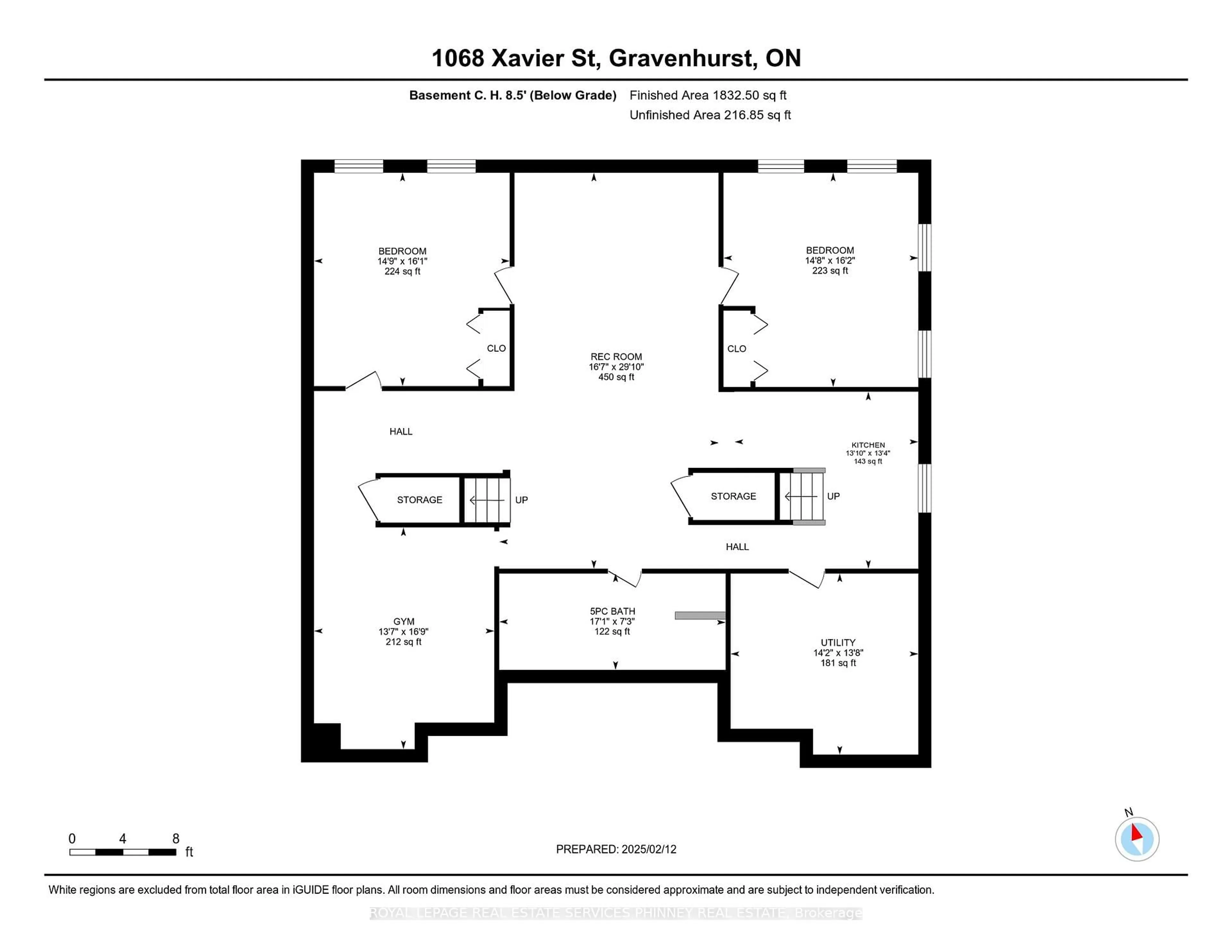 Floor plan for 1068 Xavier St, Gravenhurst Ontario P0E 1G0