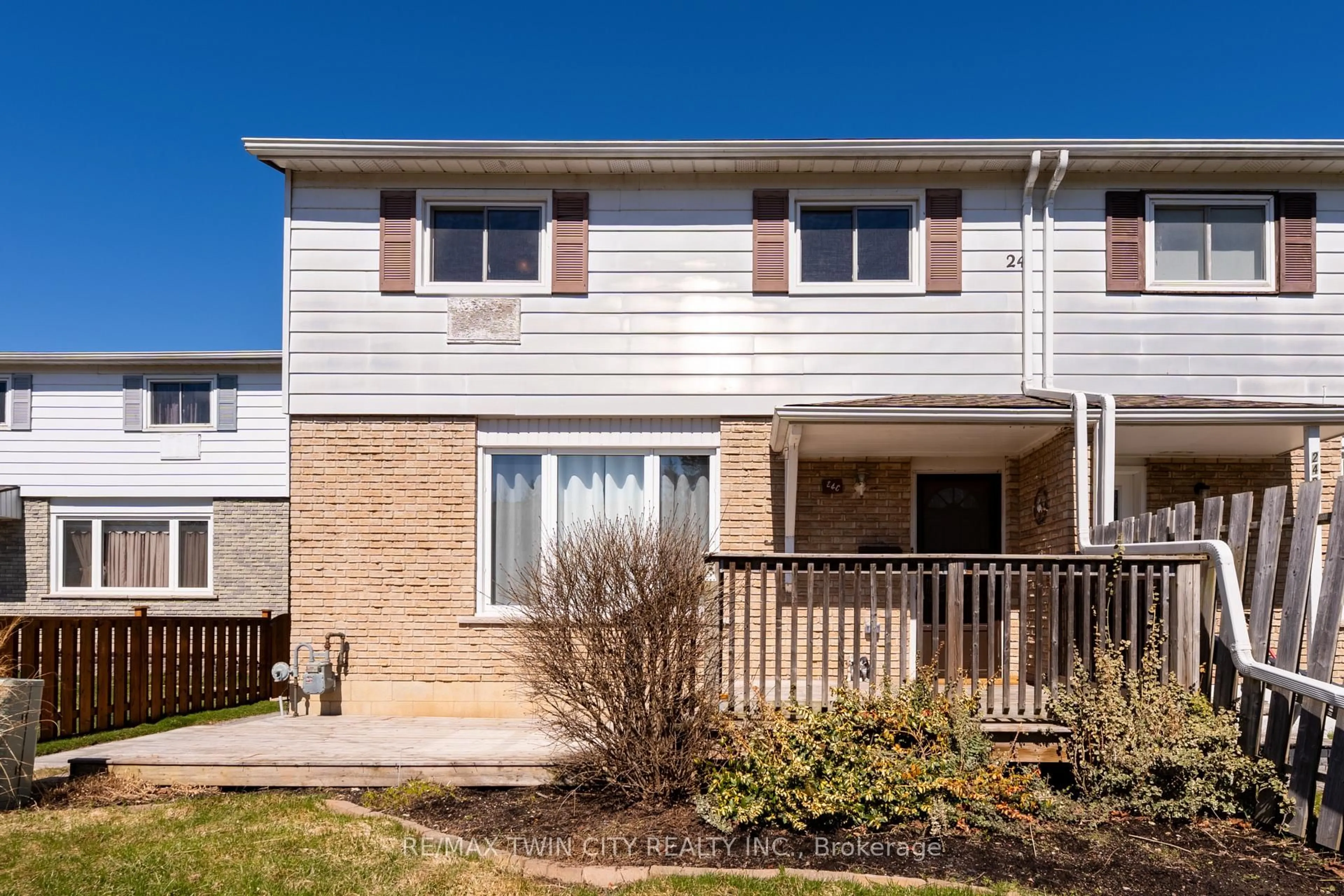 Home with vinyl exterior material, street for 24 Oakhill Dr #Unit C, Brantford Ontario N3T 1R1