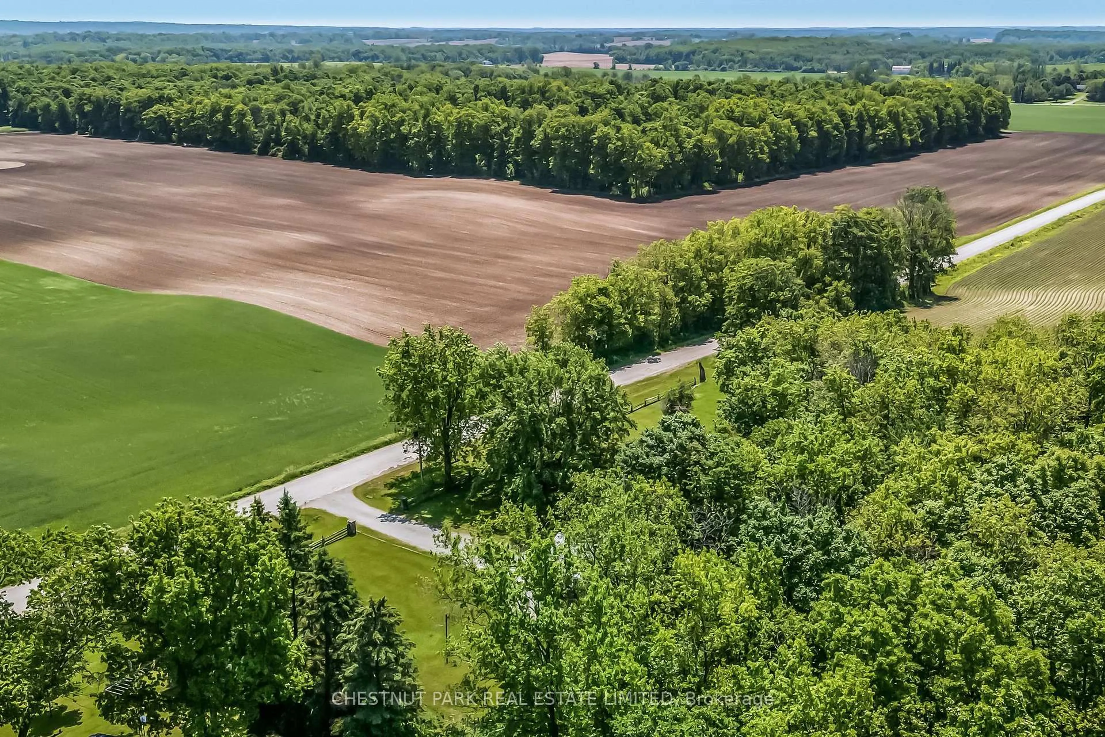 A pic from outside/outdoor area/front of a property/back of a property/a pic from drone, forest/trees view for 173 Fry Rd, Prince Edward County Ontario K0K 2T0