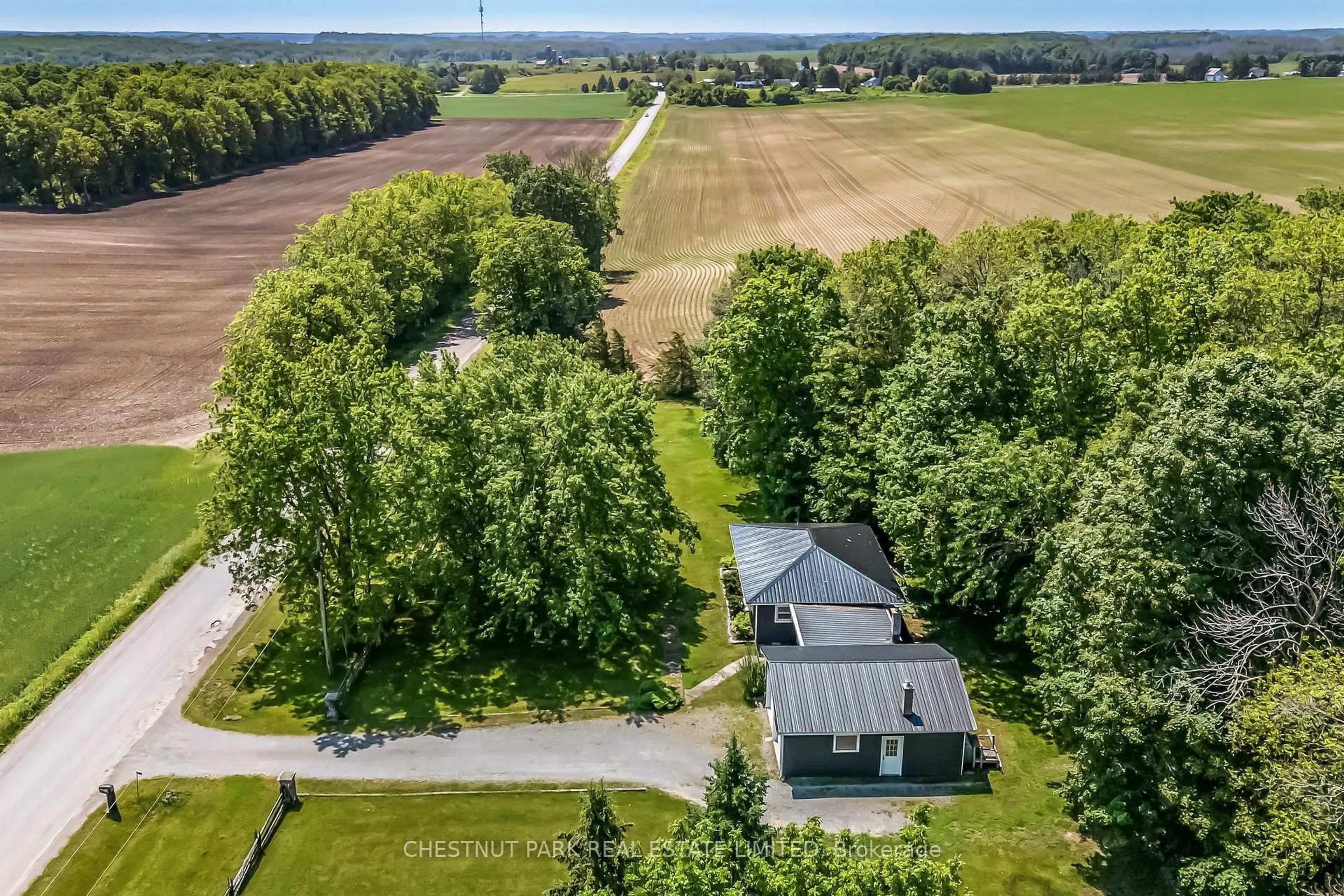 A pic from outside/outdoor area/front of a property/back of a property/a pic from drone, unknown for 173 Fry Rd, Prince Edward County Ontario K0K 2T0