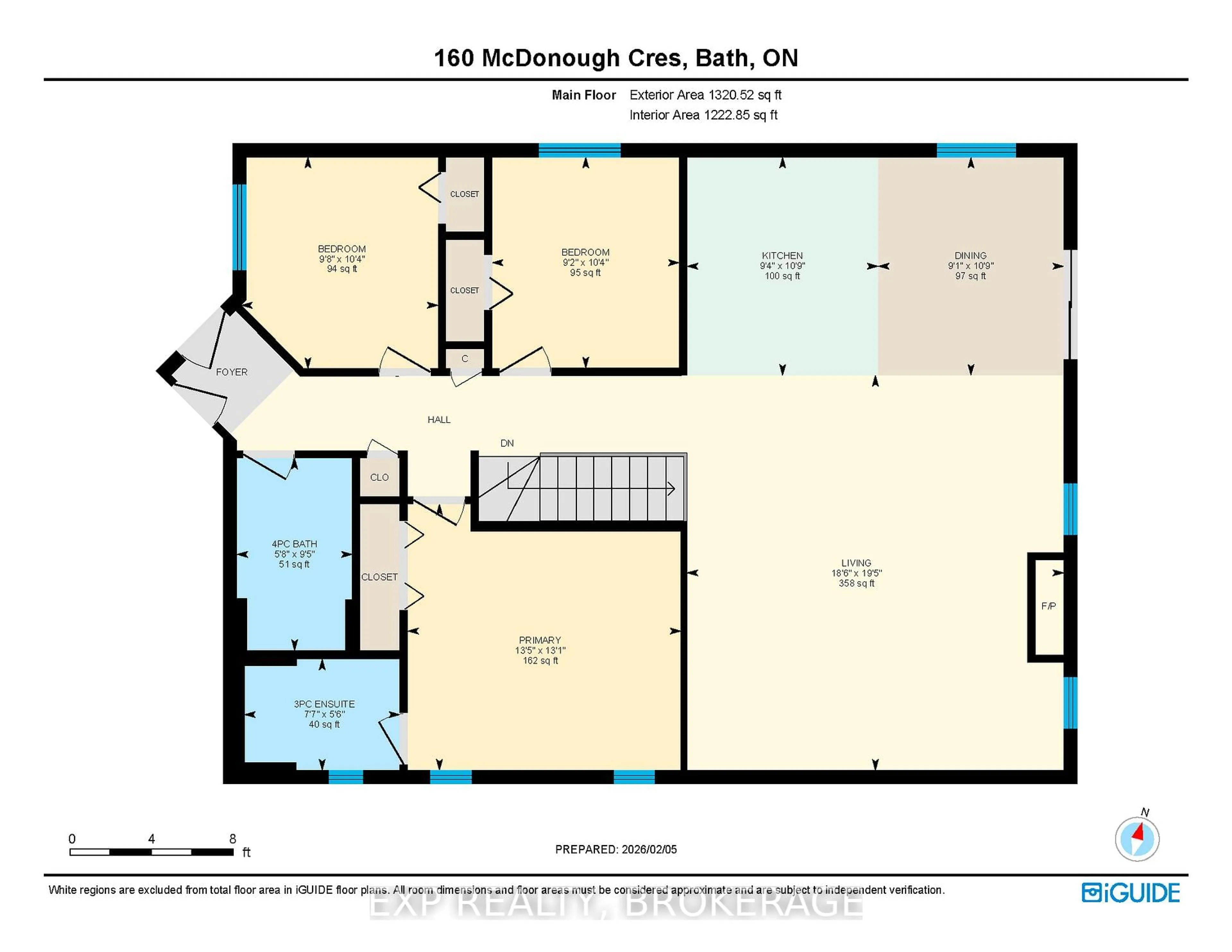 Floor plan for 160 MCDONOUGH Cres, Loyalist Ontario K7N 0B3