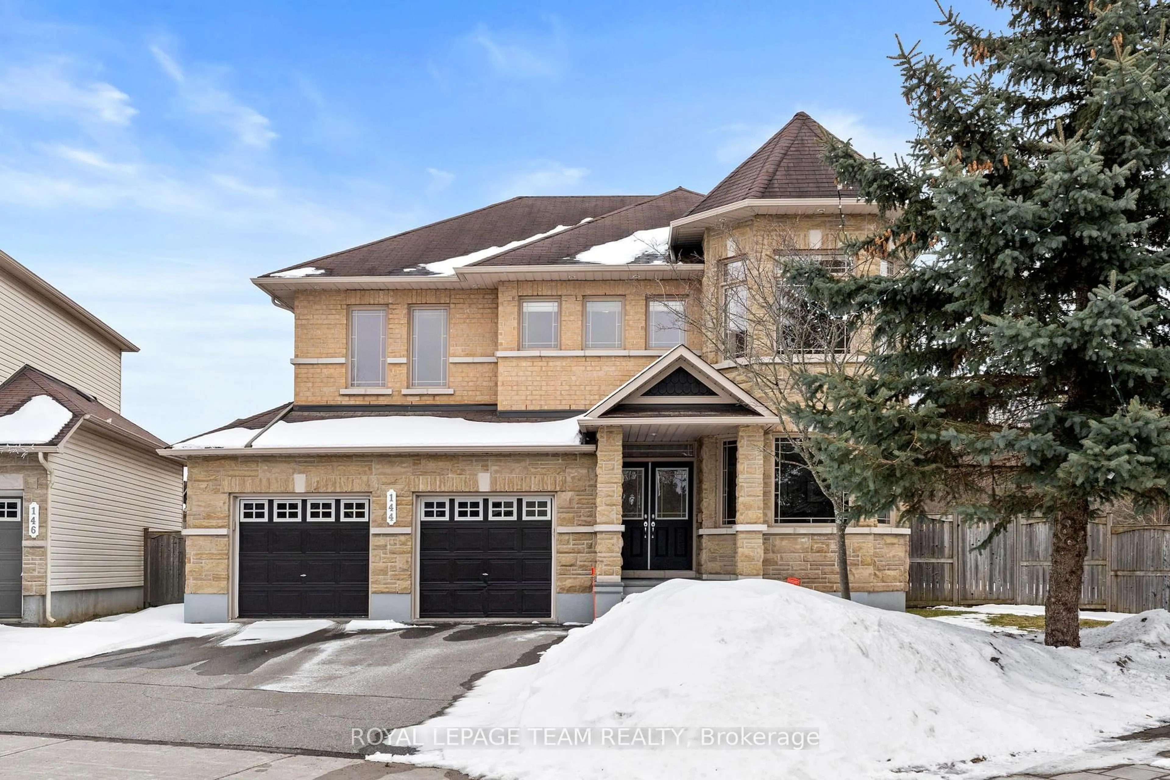 Home with brick exterior material, street for 144 Whernside Terr, Kanata Ontario K2W 0C6