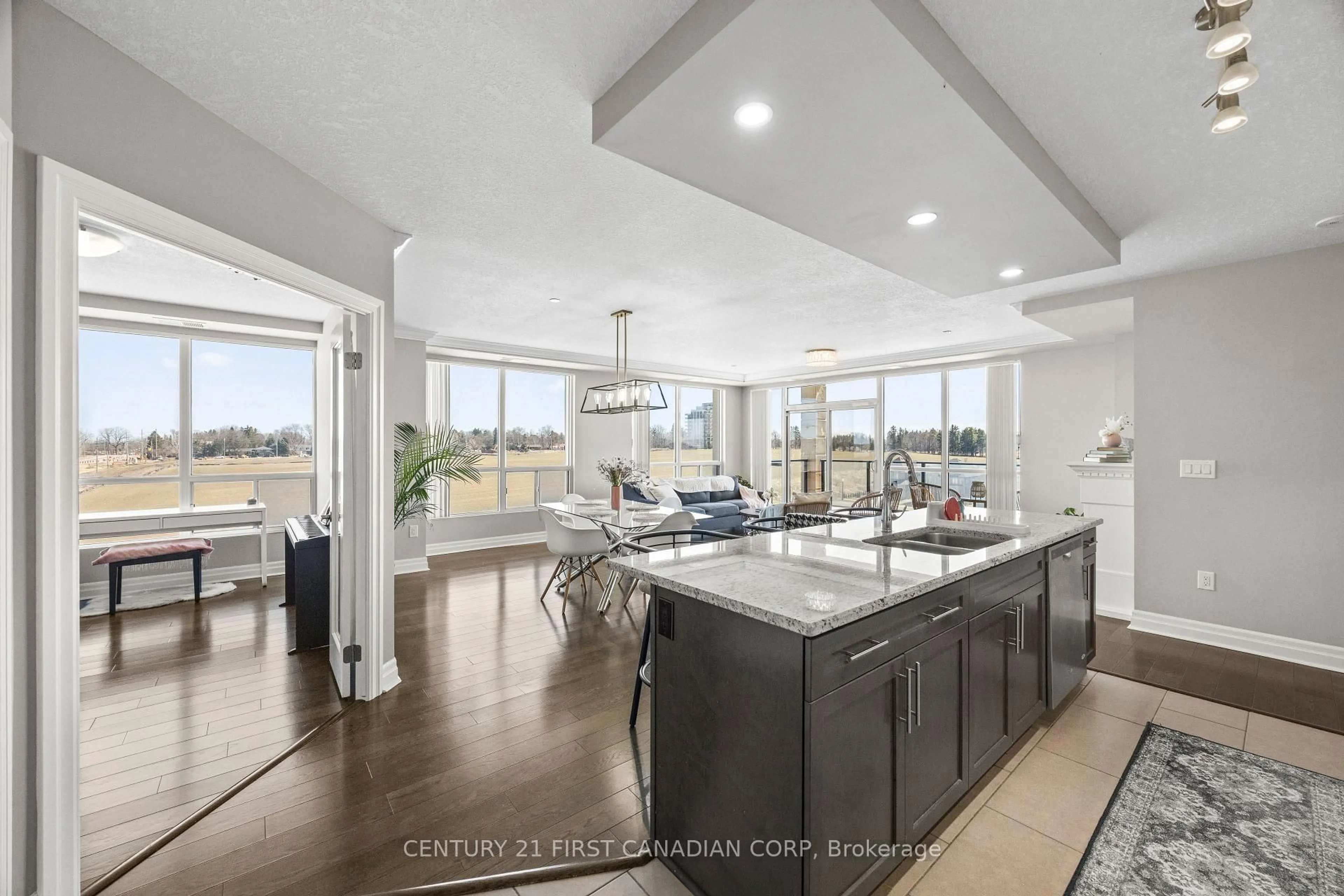 Open concept kitchen, unknown for 240 Villagewalk Blvd #605, London North Ontario N6G 0P6