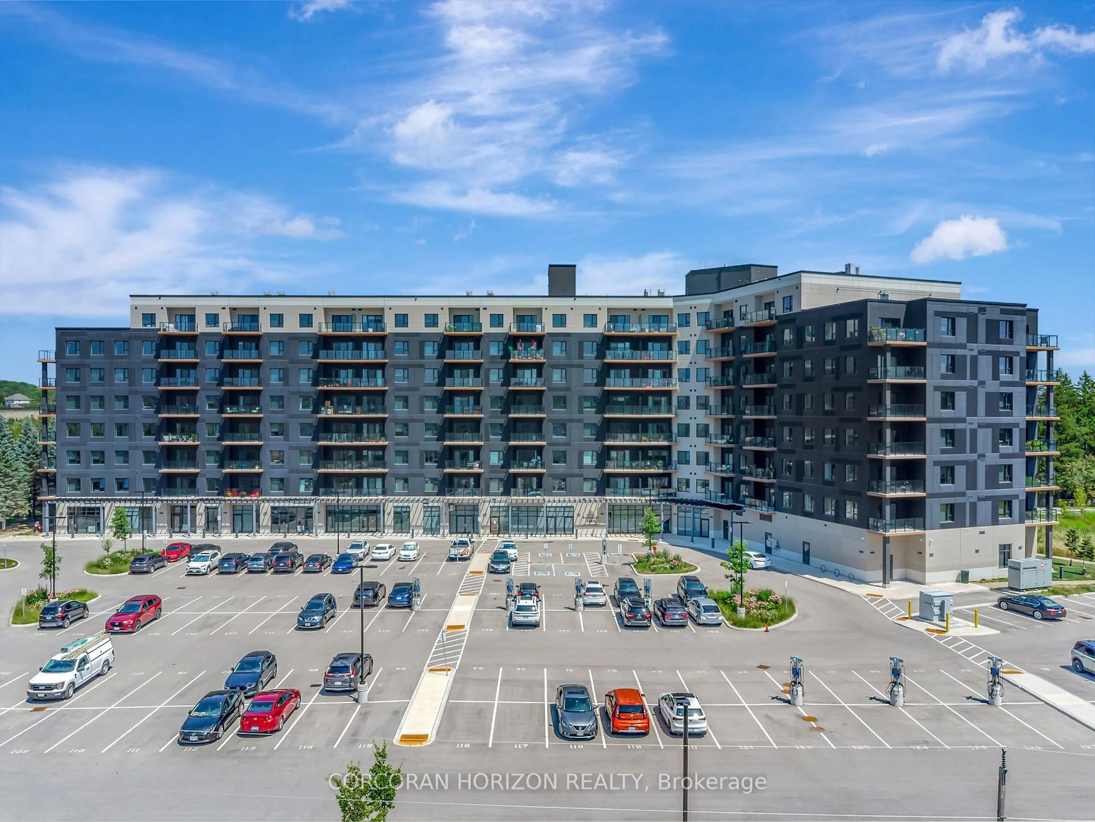 A pic from outside/outdoor area/front of a property/back of a property/a pic from drone, unknown for 525 New Dundee Rd #204, Kitchener Ontario N2P 0K8