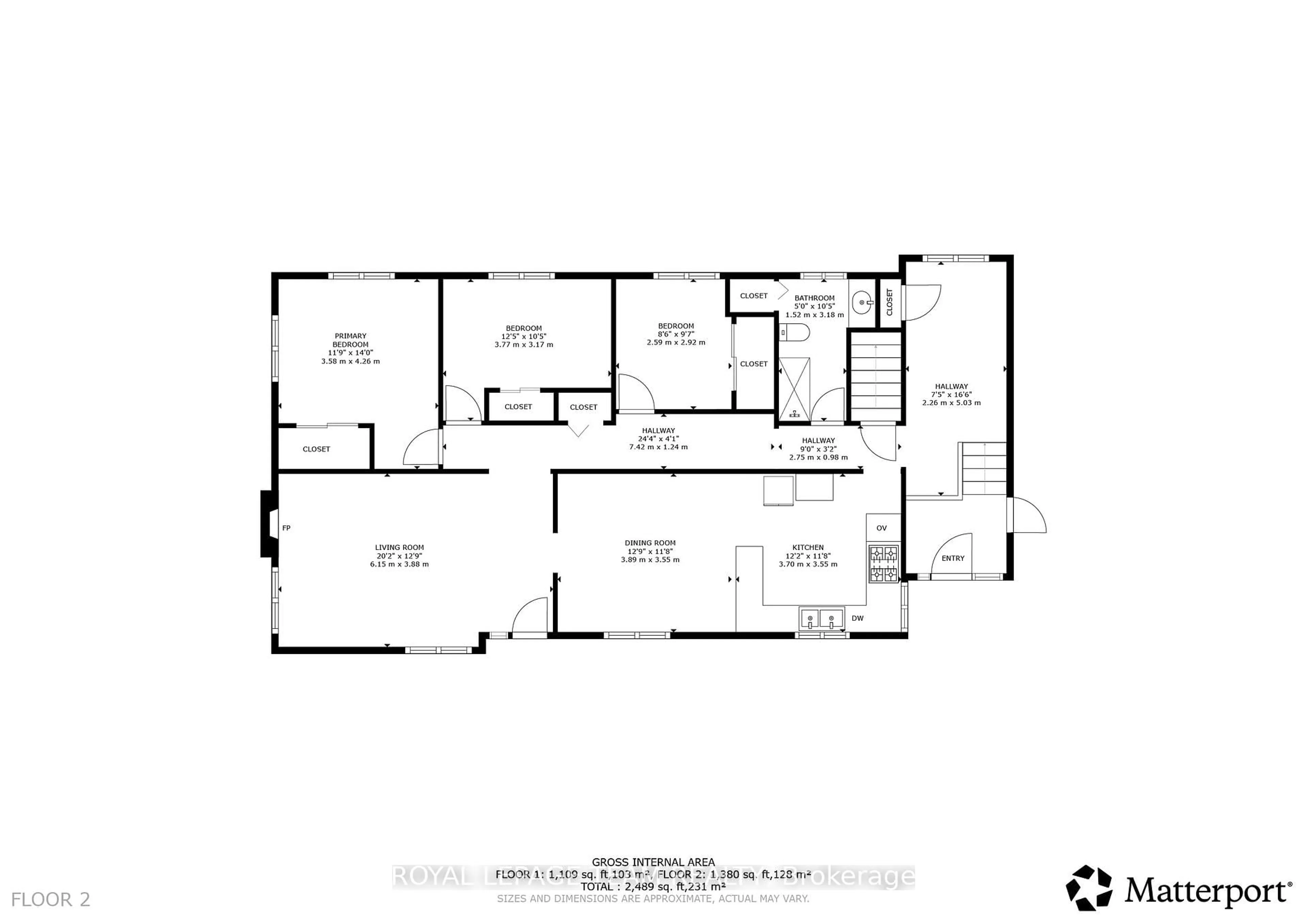 Floor plan for 2626 Brentwood Ave, Metcalfe Ontario K0A 2P0