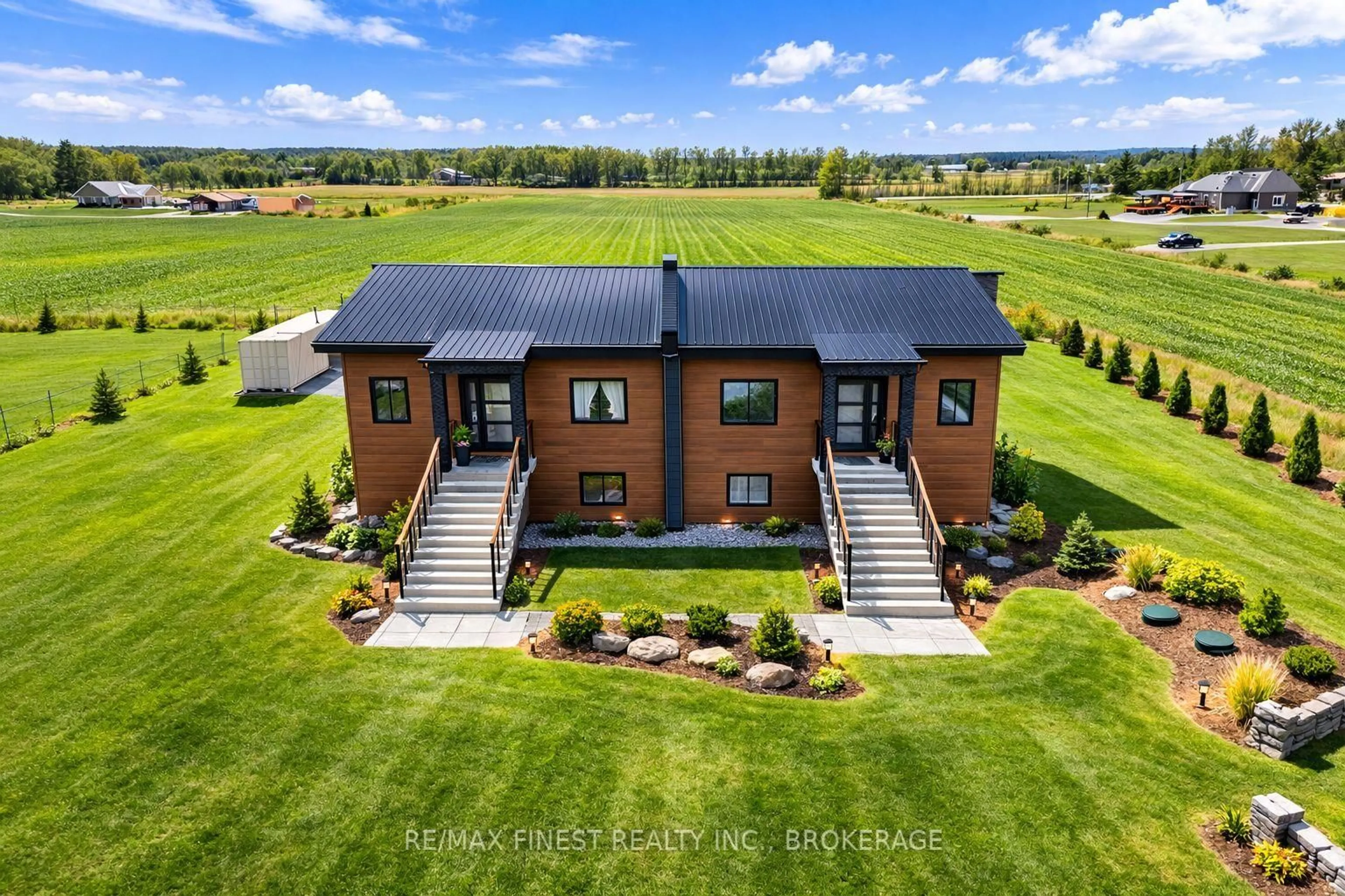 A pic from outside/outdoor area/front of a property/back of a property/a pic from drone, building for 4326 County Rd 6, Yarker Ontario K0K 3N0