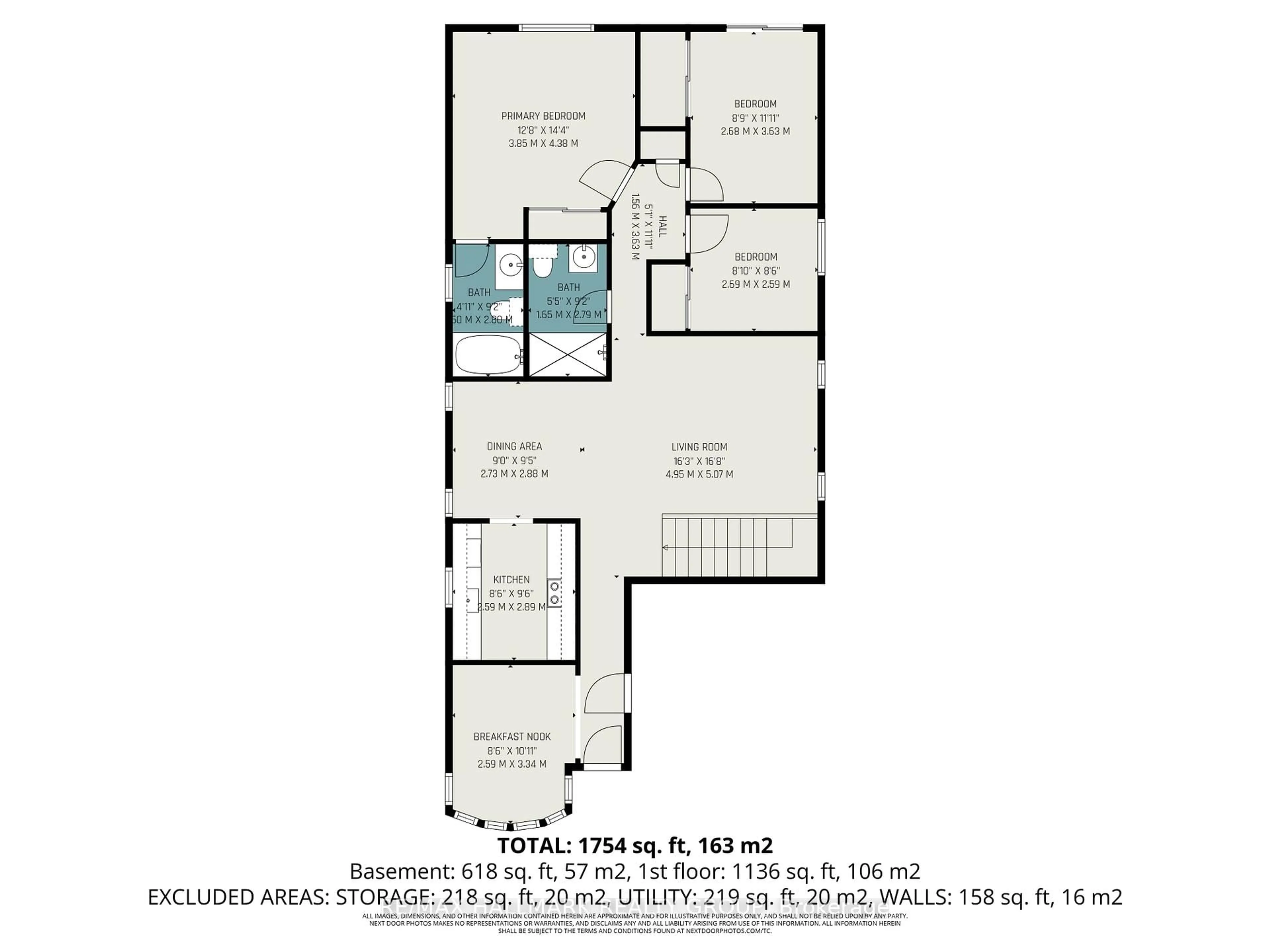 Floor plan for 1195 Whiterock St, Ottawa Ontario K1J 1B2