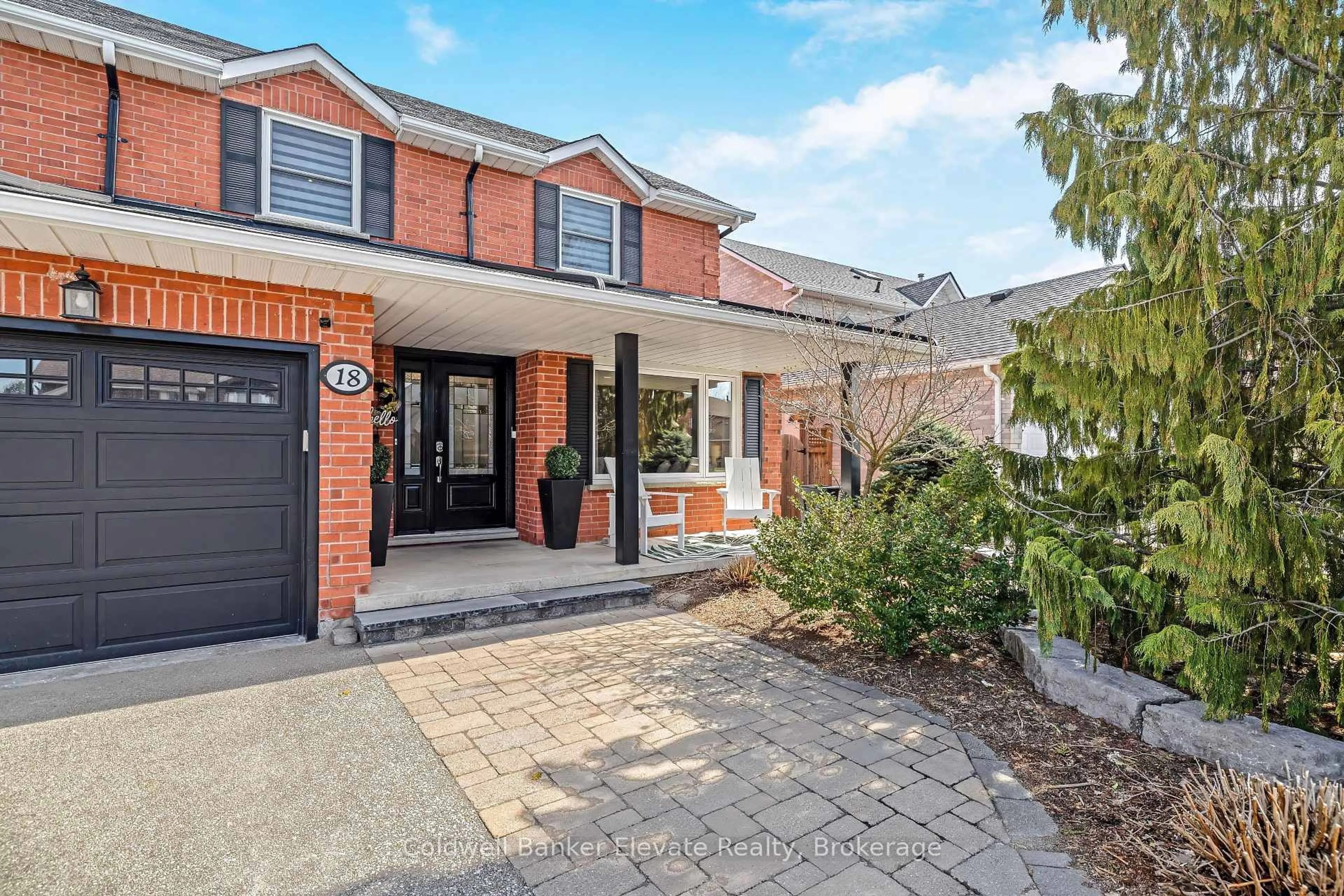 Home with brick exterior material, street for 18 Handorf Dr, Cambridge Ontario N3C 3Y2