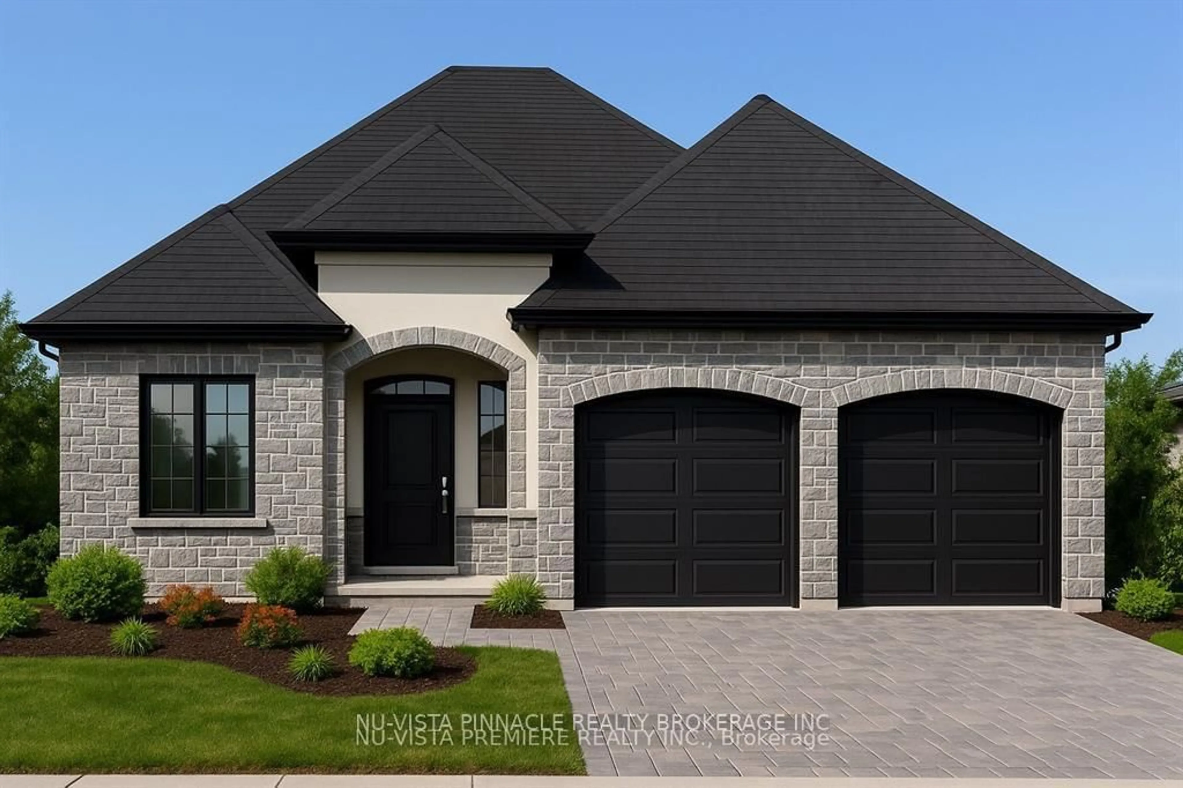 Home with brick exterior material, street for 673 Valleystream Walk, London North Ontario N6G 3Z7