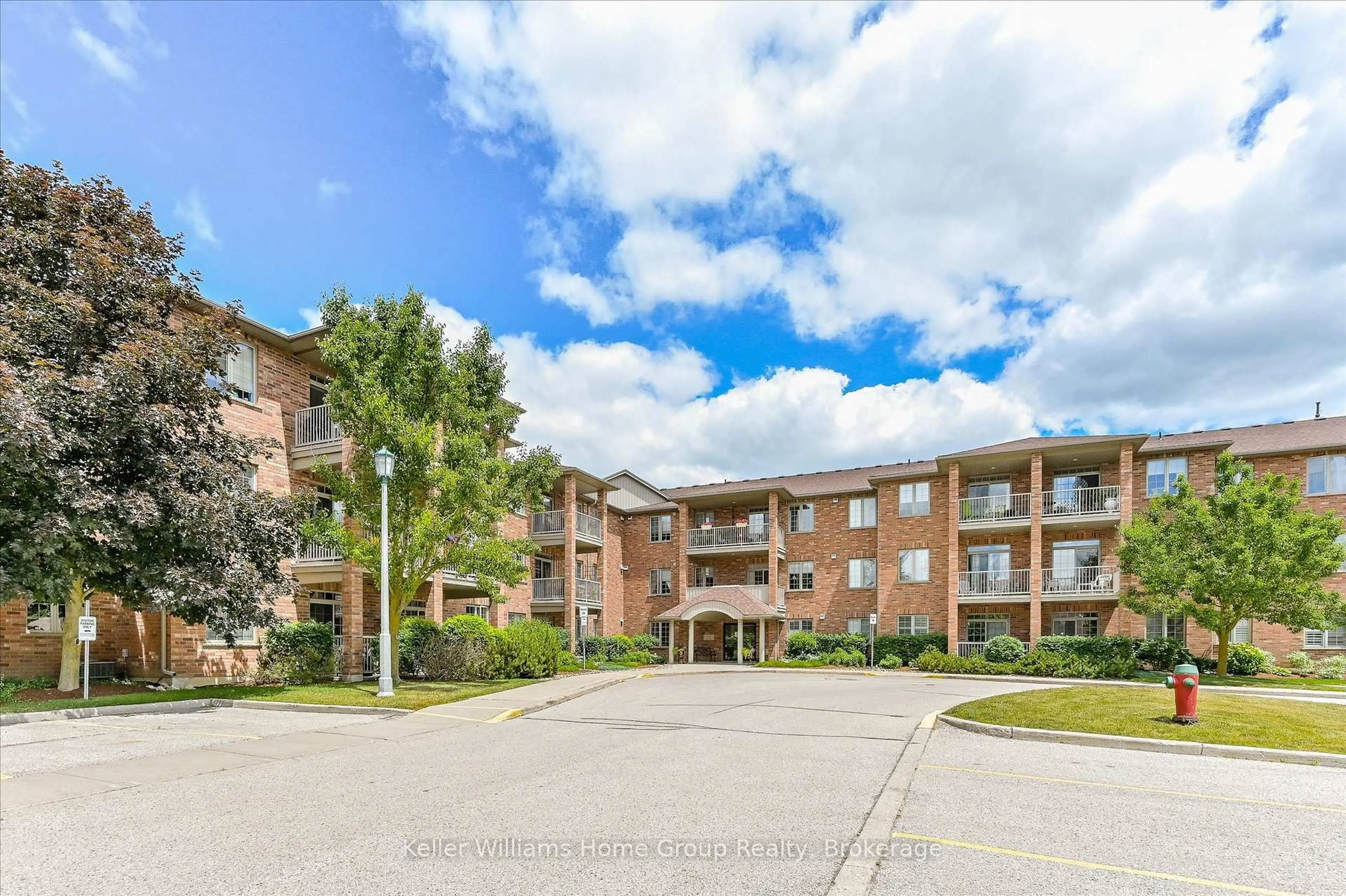 A pic from outside/outdoor area/front of a property/back of a property/a pic from drone, unknown for 20 Station Sq #104, Centre Wellington Ontario N0B 1S0