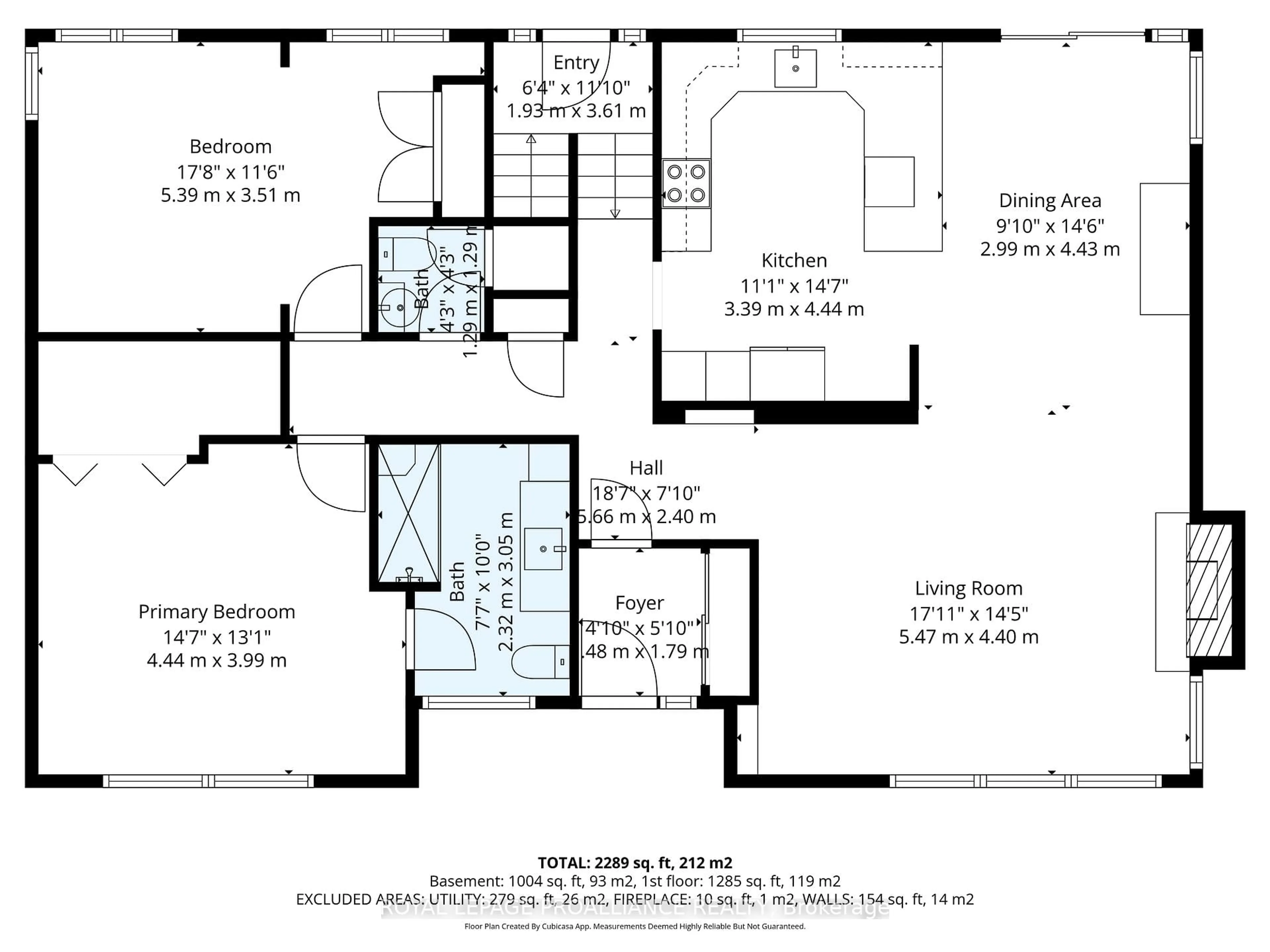 Floor plan for 1072 Ontario St, Cobourg Ontario K9A 3C7