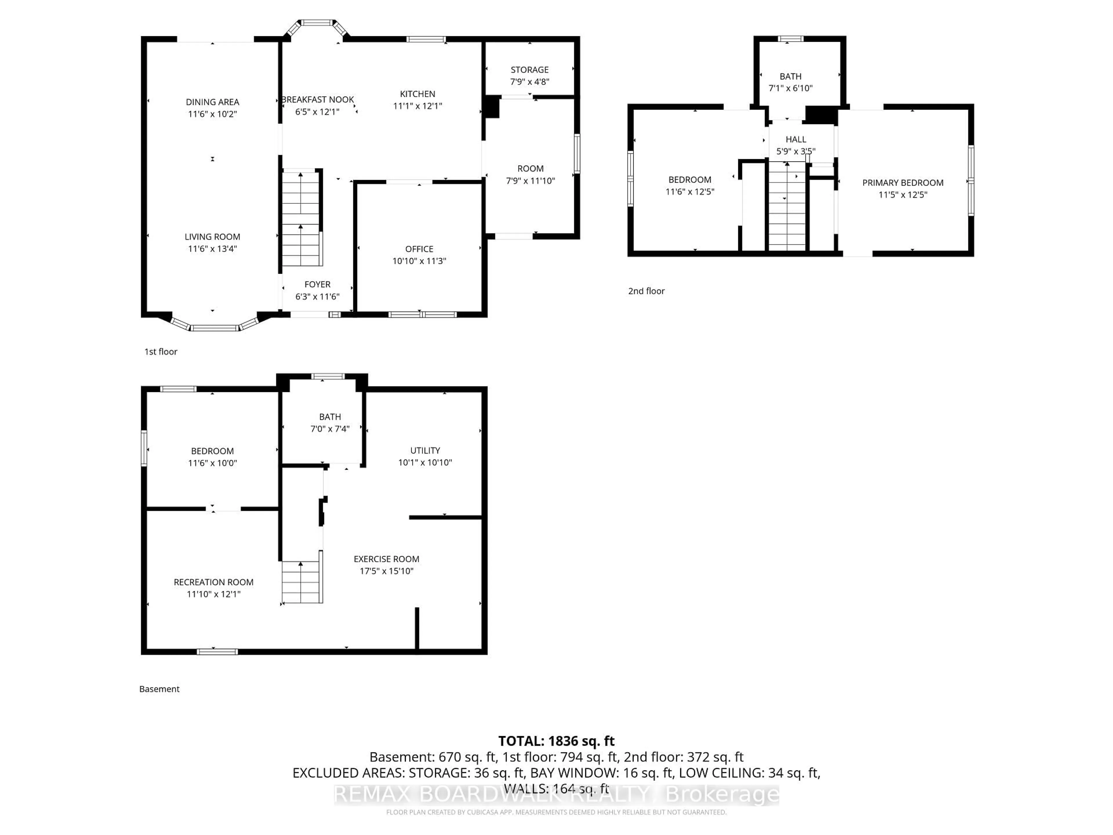 Floor plan for 1250 Notting Hill Ave, Ottawa Ontario K1V 6T7