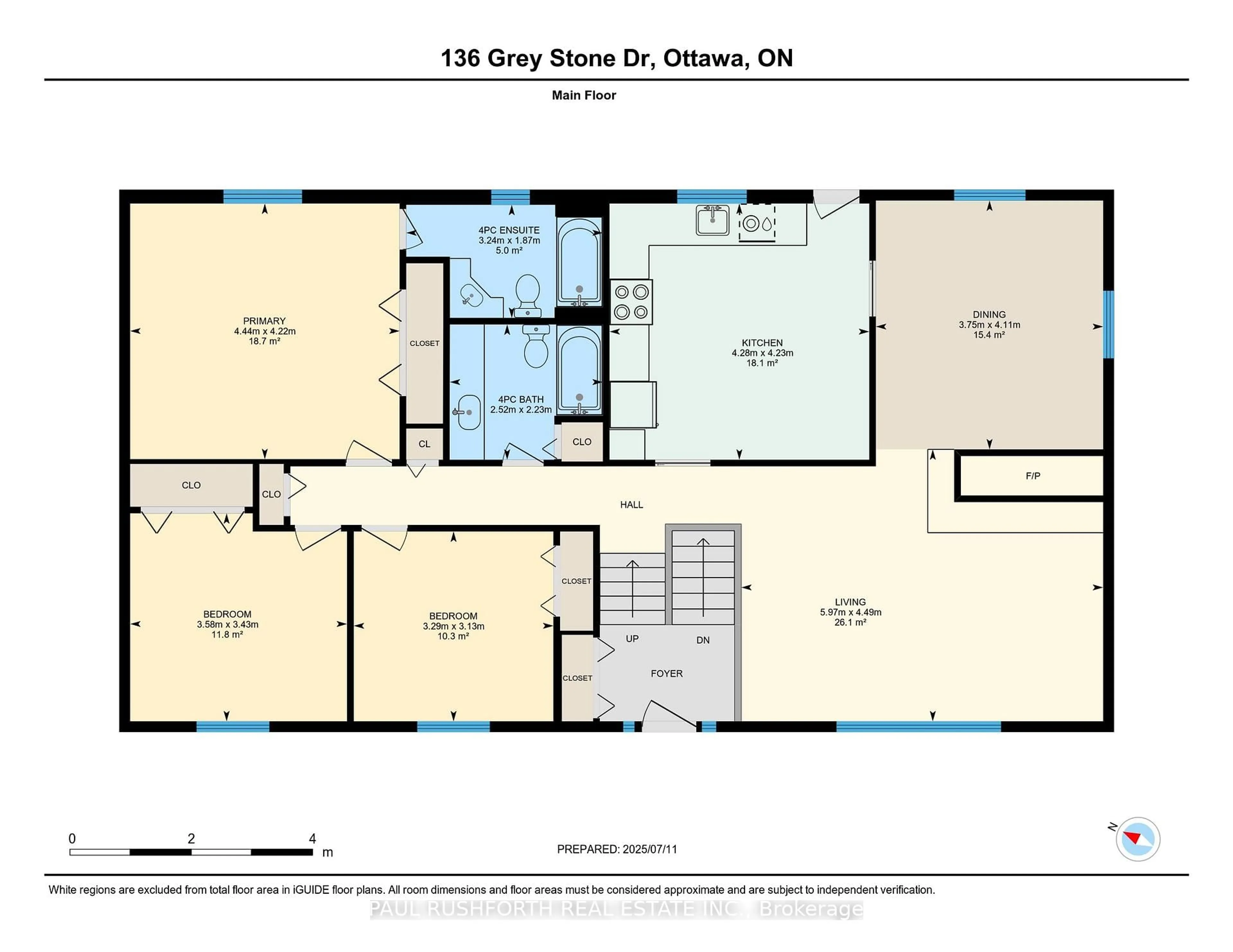 Floor plan for 136 Grey Stone Dr, Carp Ontario K0A 1L0