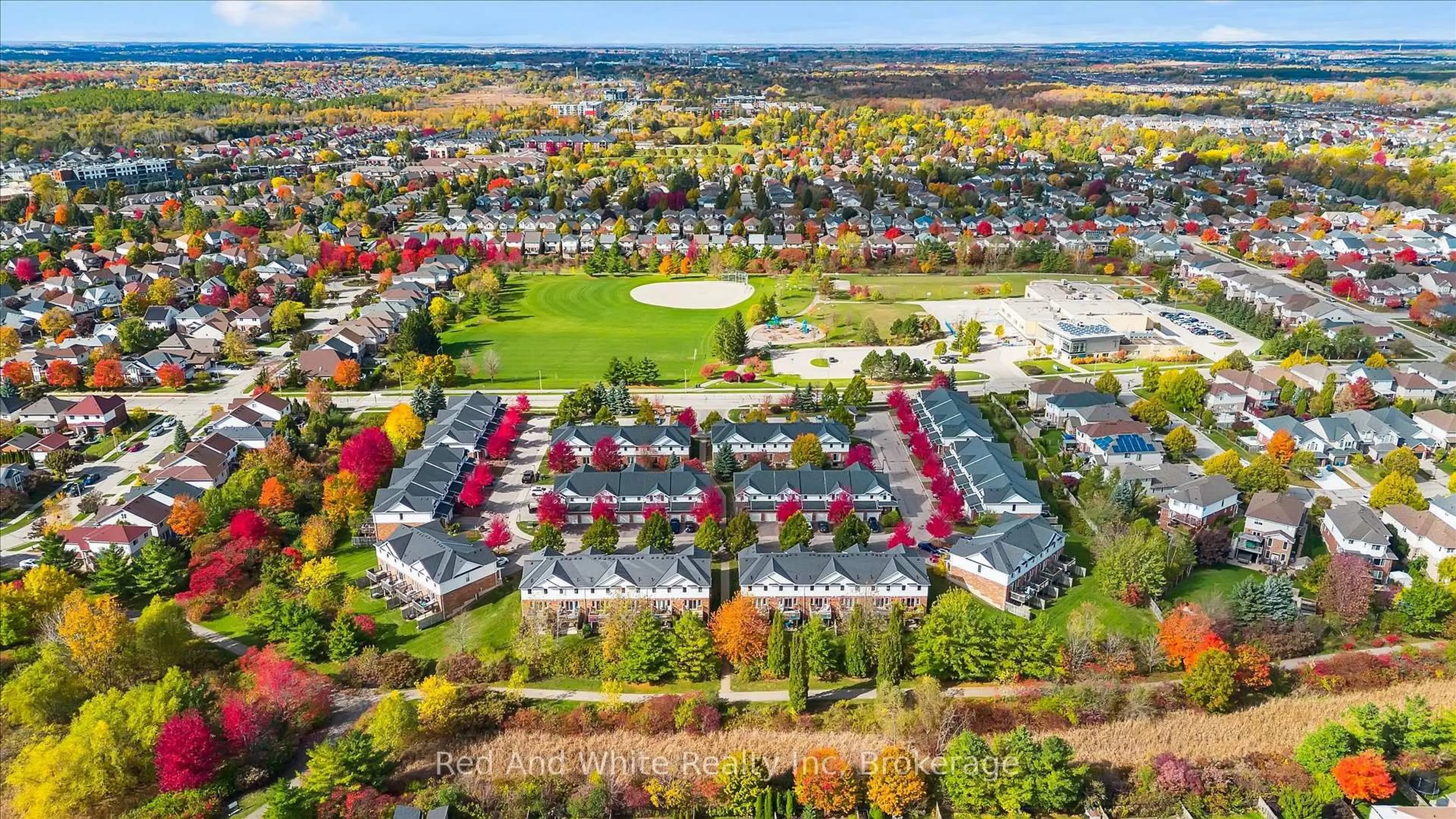 A pic from outside/outdoor area/front of a property/back of a property/a pic from drone, unknown for 151 Clairfields Dr #3, Guelph Ontario N1L 1P5