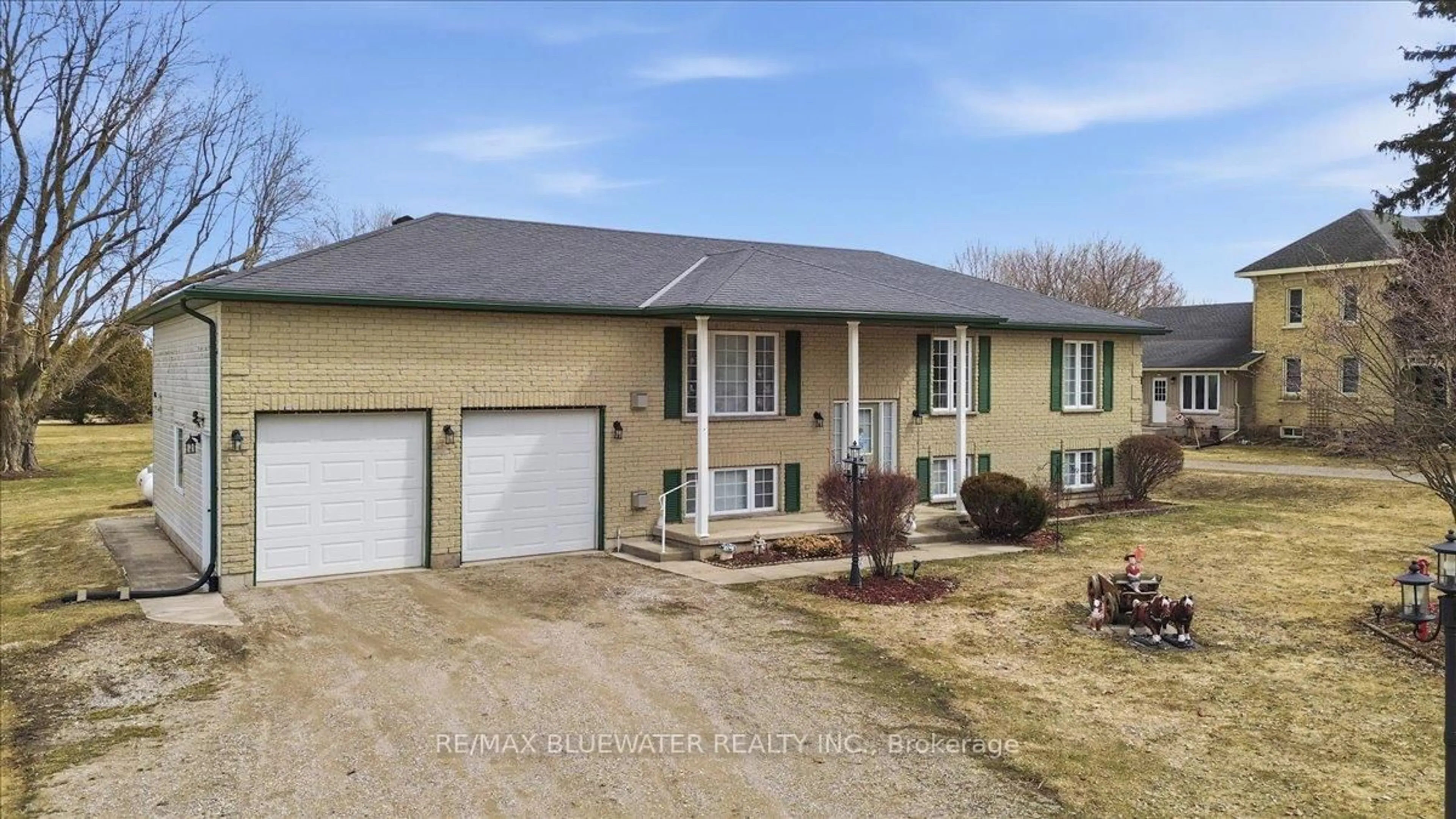 A pic from outside/outdoor area/front of a property/back of a property/a pic from drone, street for 6704 Perth Line 44, West Perth Ontario N0K 1A0